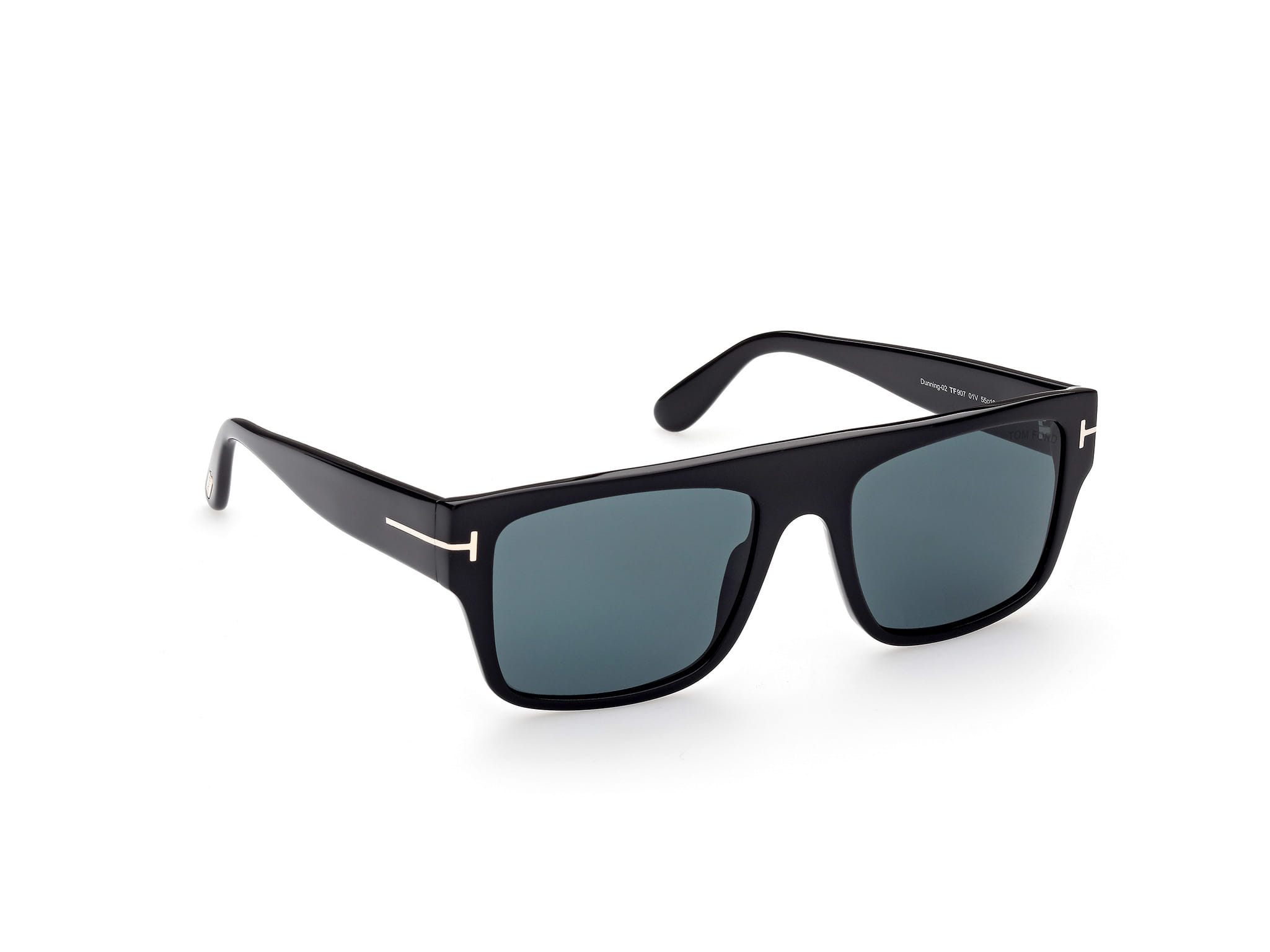 Tomford FT0907 Sunglass Black Male Full Shell Sunglass — Black frame — view 7