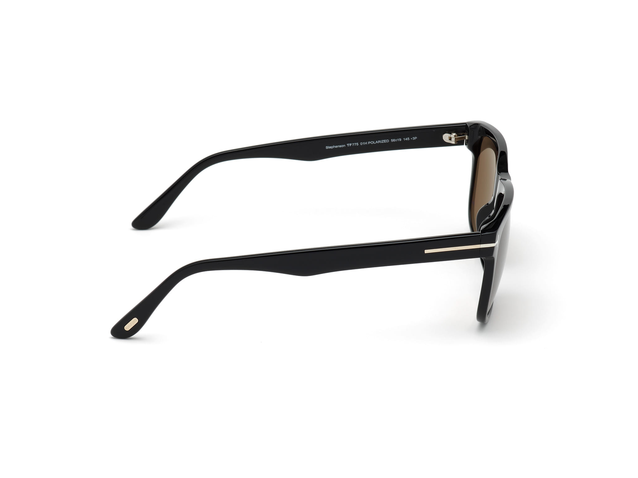 Tomford FT0775 Sunglass Black Male Full Shell Sunglass — Black frame — view 6