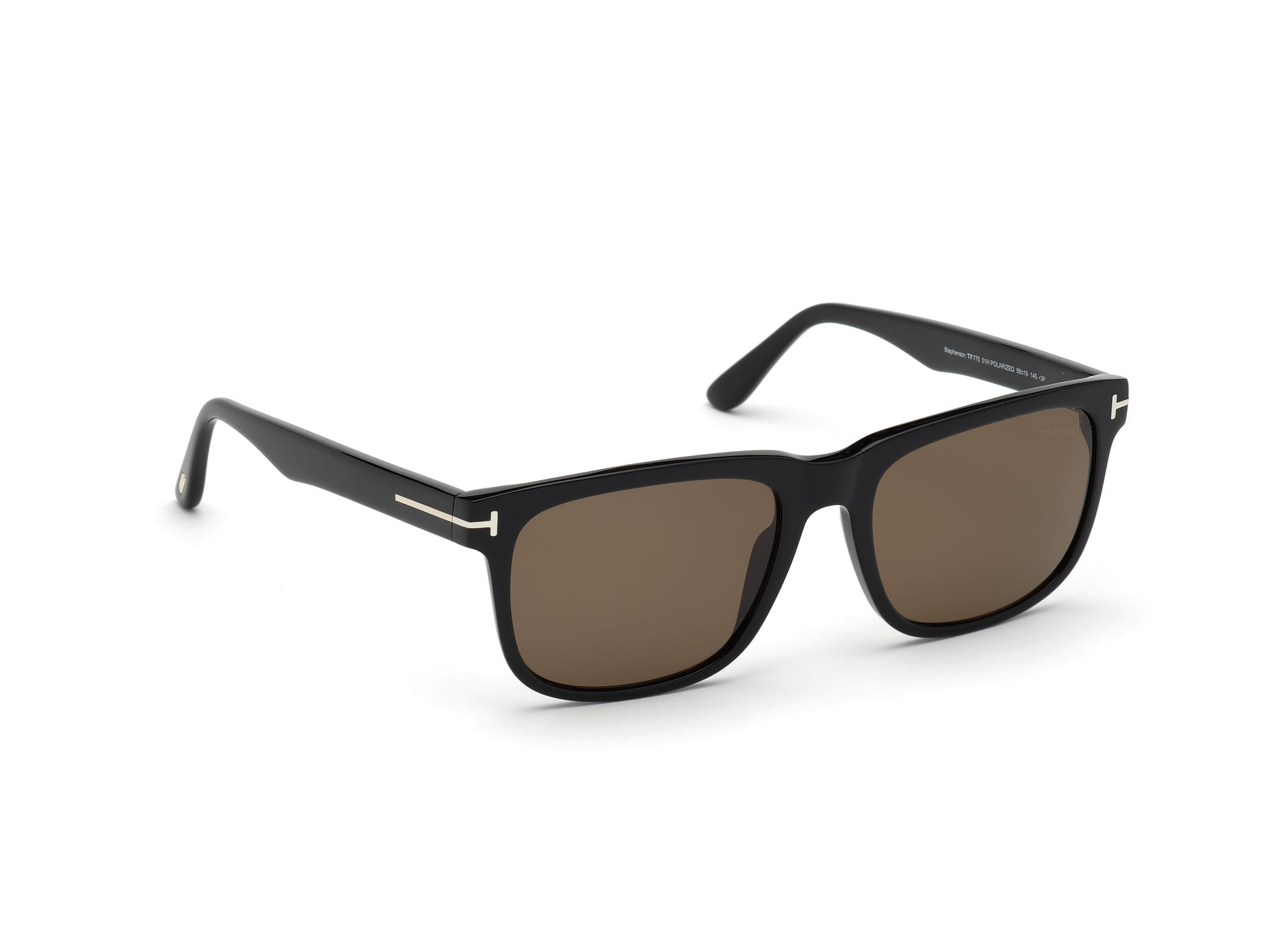 Tomford FT0775 Sunglass Black Male Full Shell Sunglass — Black frame — view 7