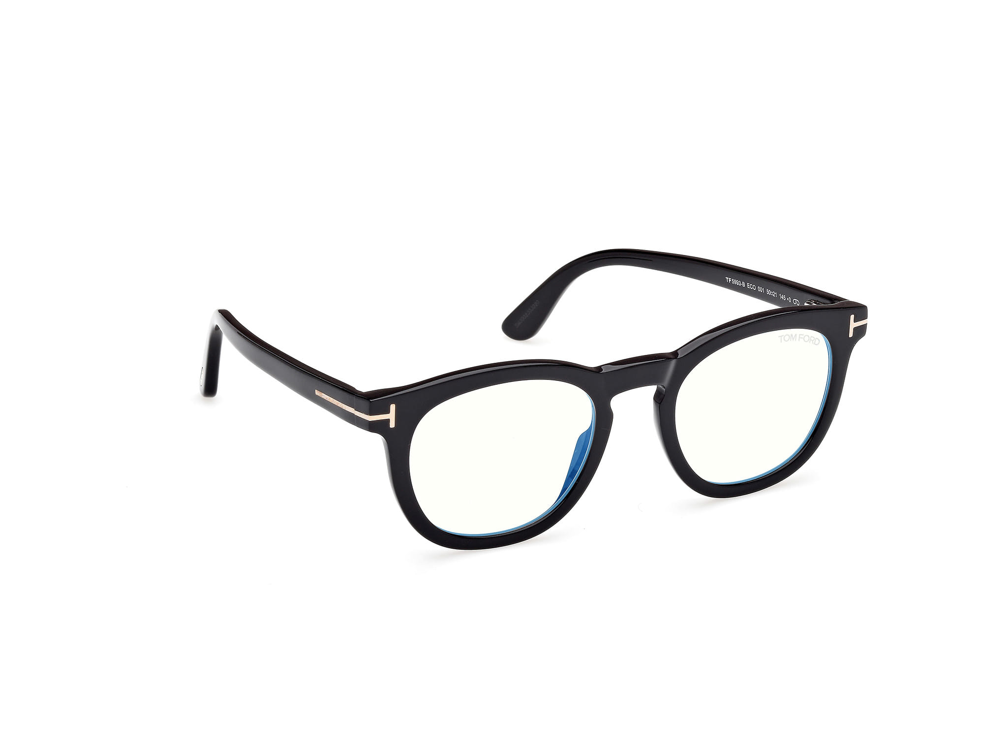 Tomford FT5993-B Frame Black Male Full Shell Frame — Black frame — view 7