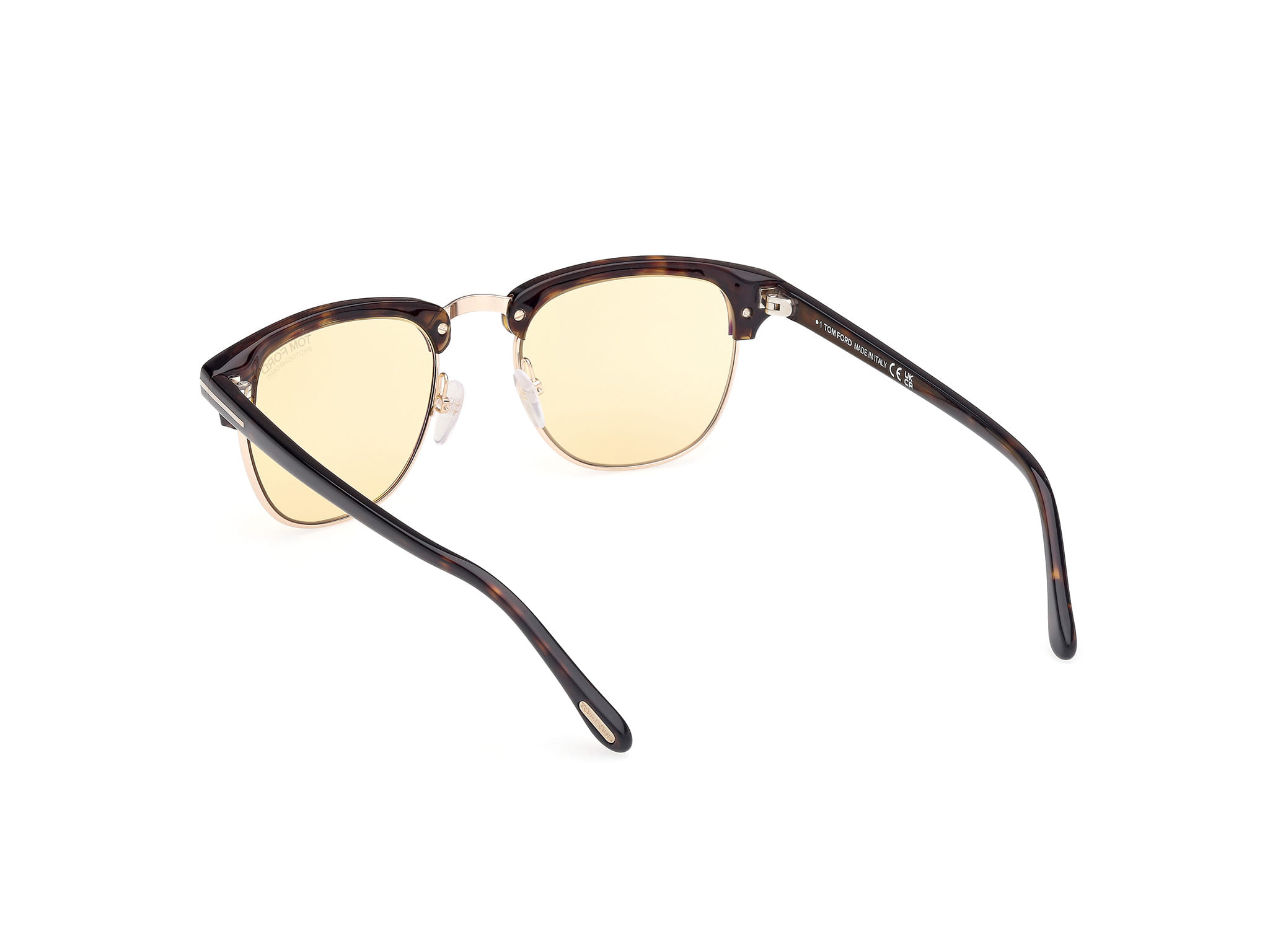 Tomford FT0248 Sunglass Gold Male Full Shell Sunglass — Gold frame — view 3