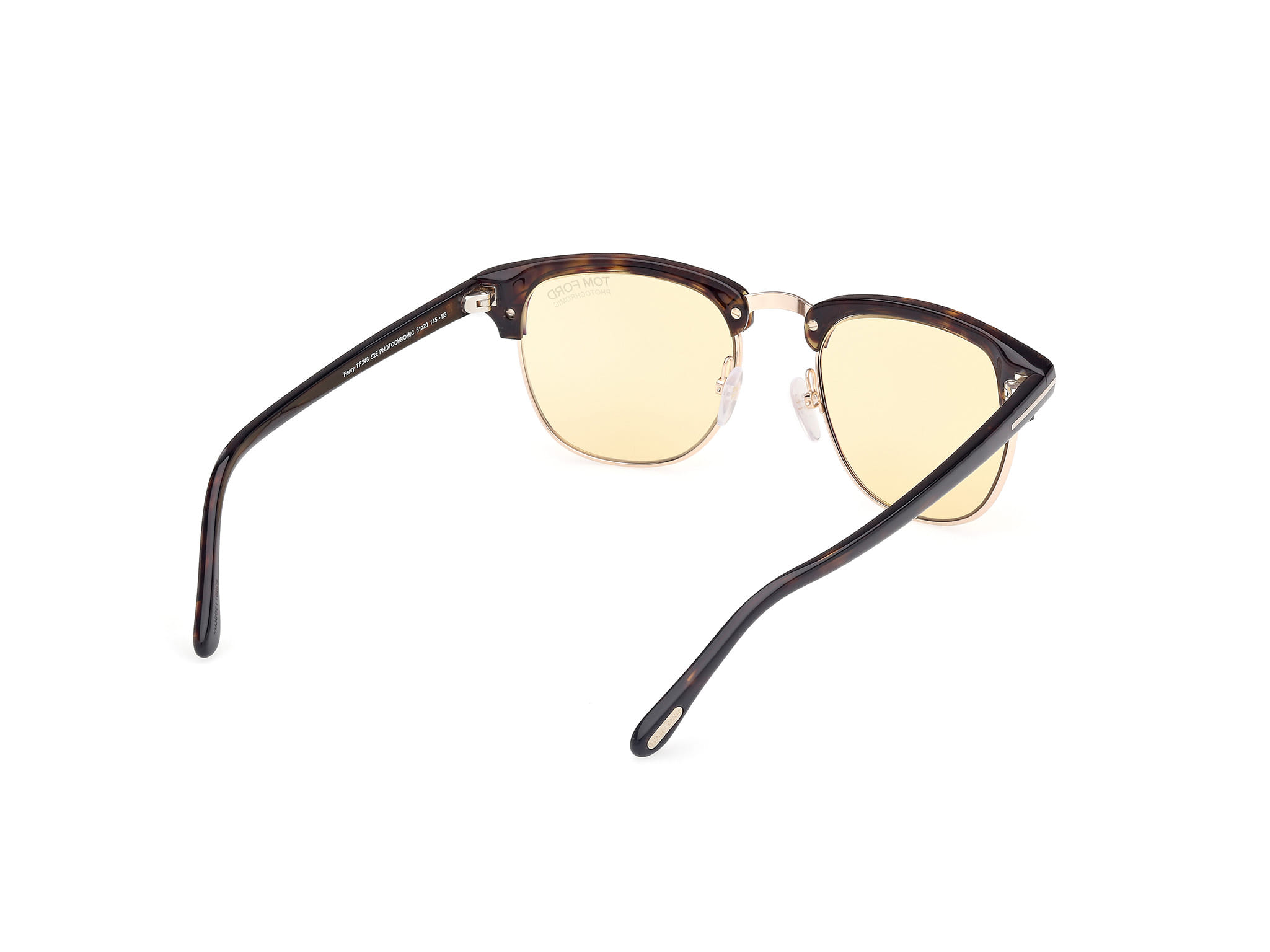 Tomford FT0248 Sunglass Gold Male Full Shell Sunglass — Gold frame — view 5