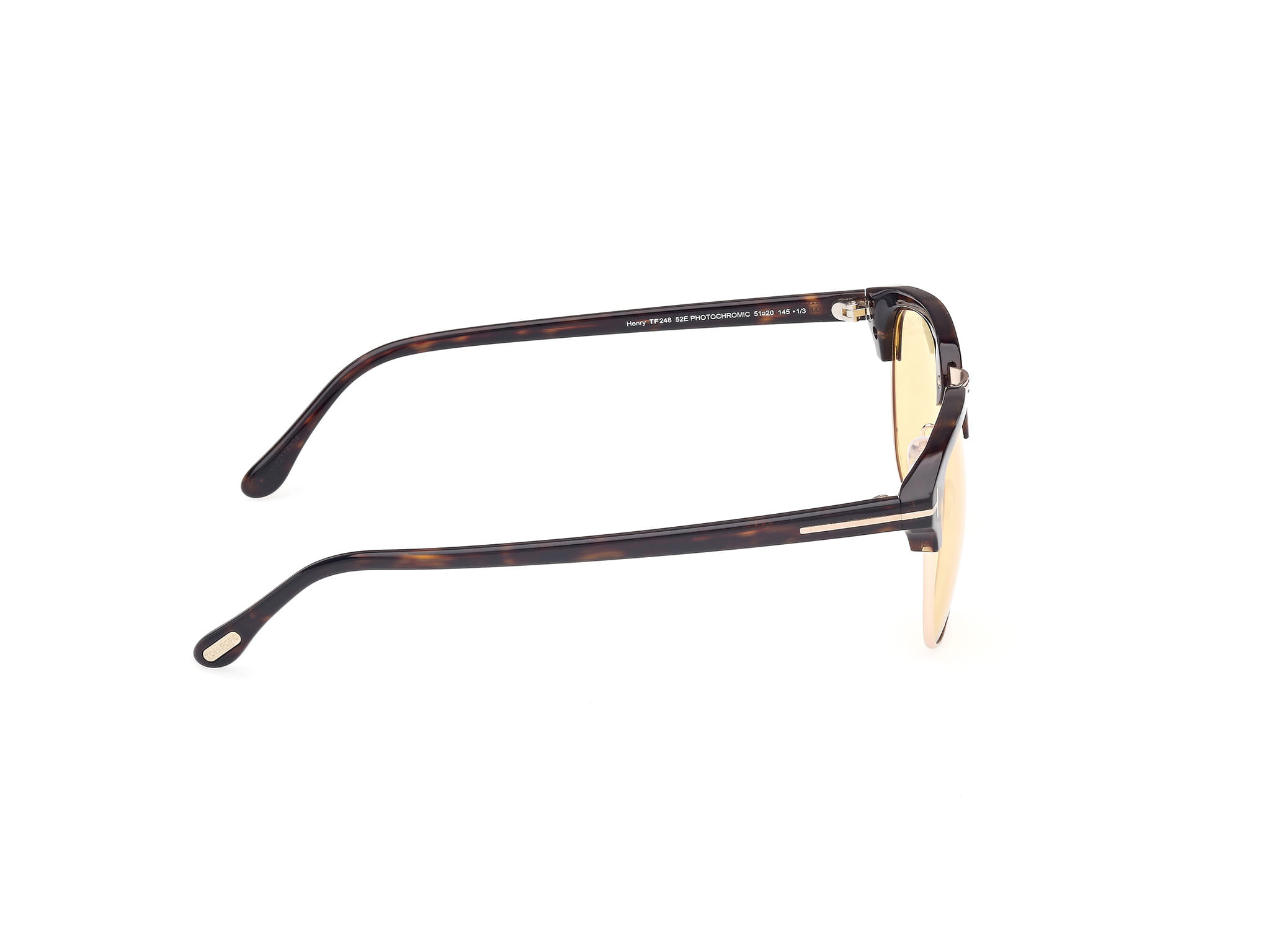 Tomford FT0248 Sunglass Gold Male Full Shell Sunglass — Gold frame — view 6