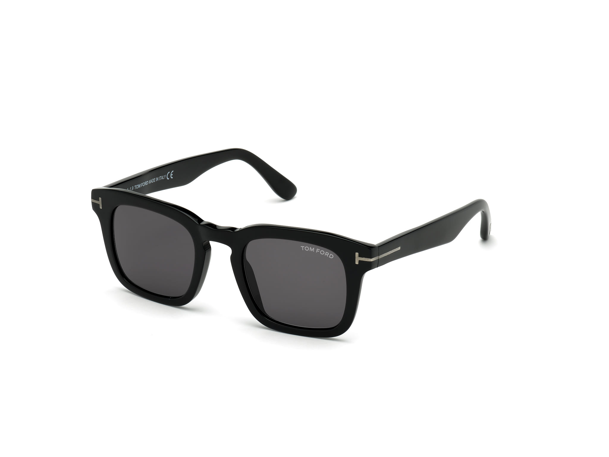 Tomford FT0751-N Sunglass Black Male Full Shell Sunglass — Black frame — alternate view