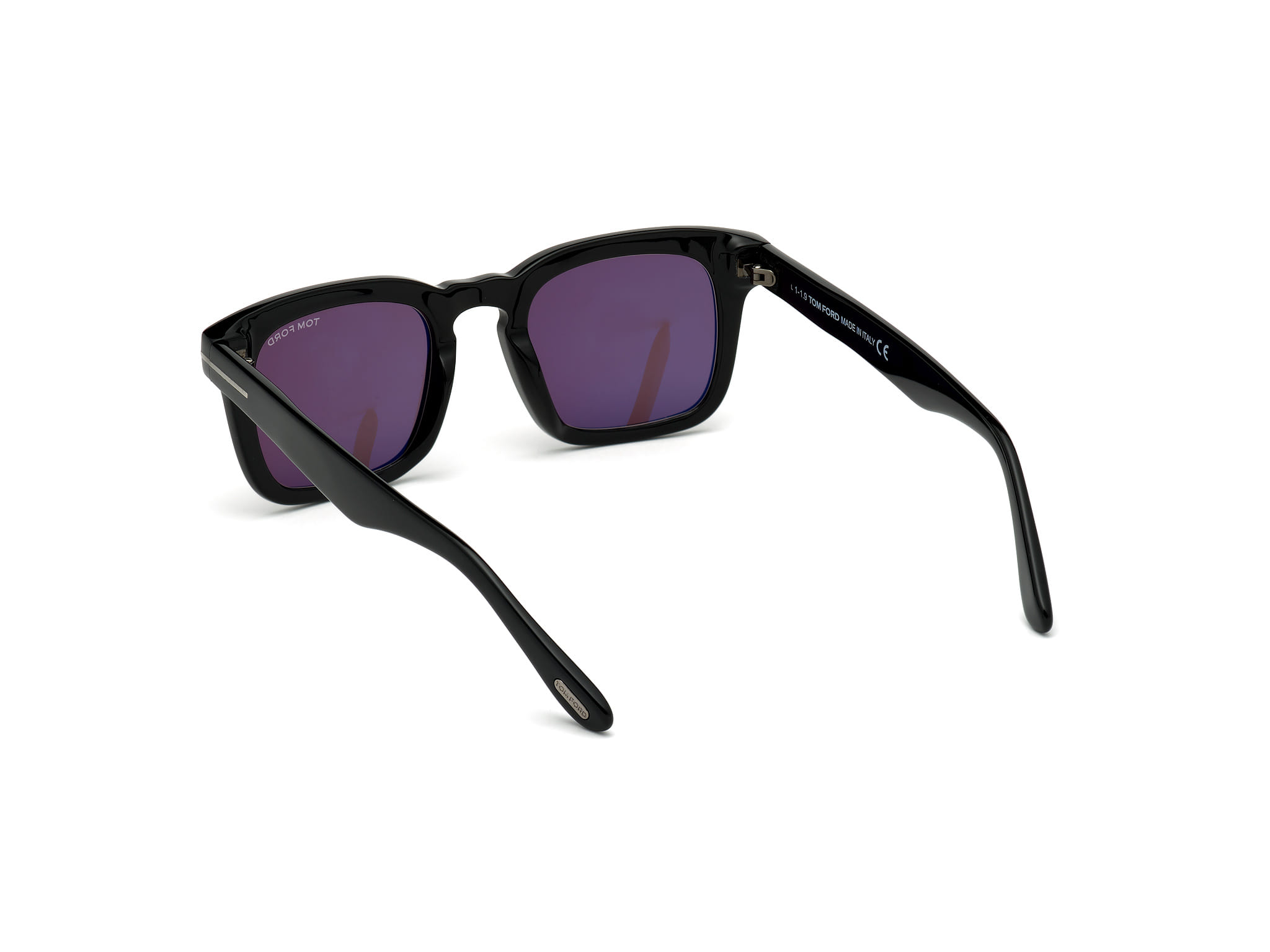 Tomford FT0751-N Sunglass Black Male Full Shell Sunglass — Black frame — view 3