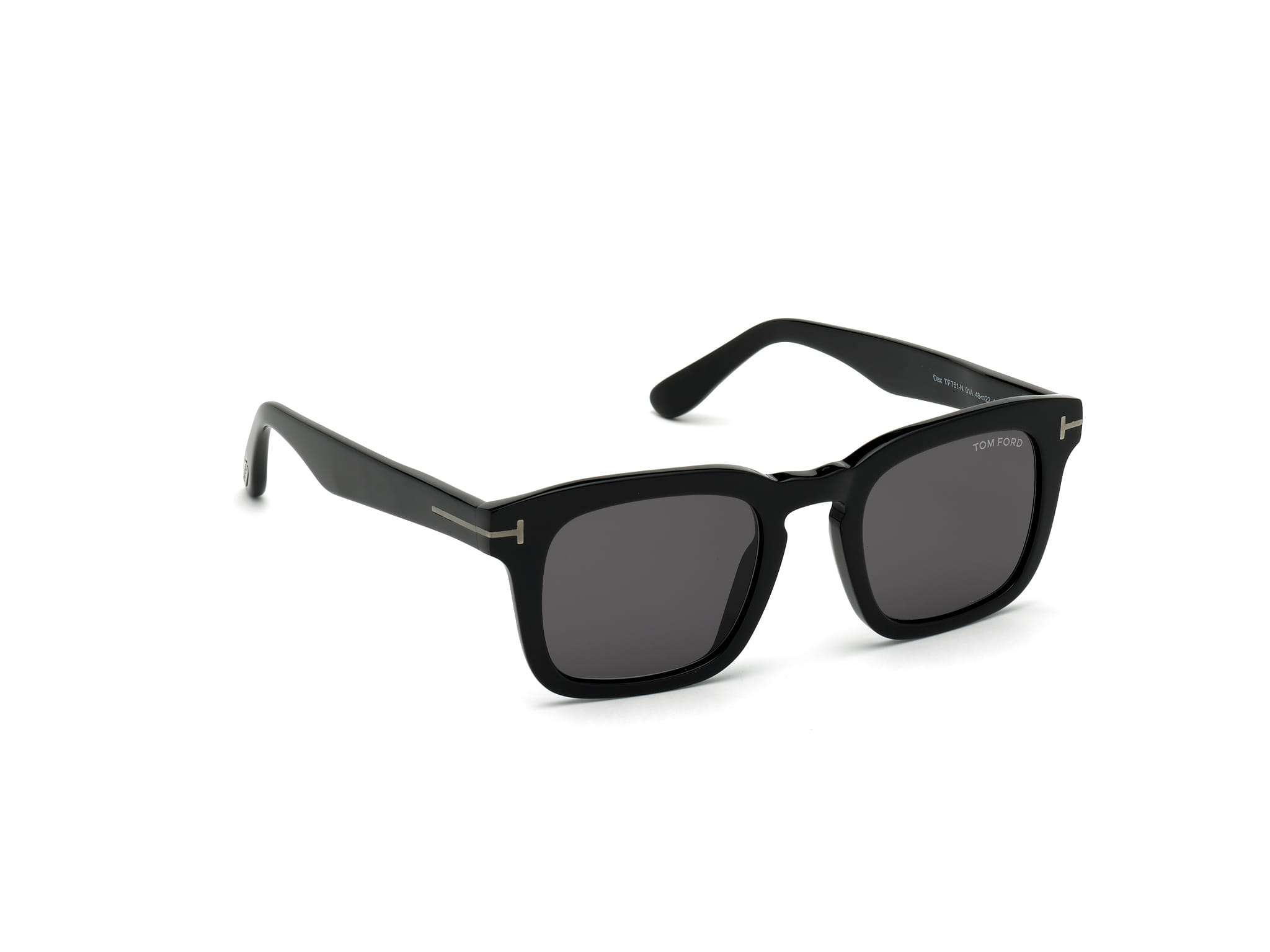 Tomford FT0751-N Sunglass Black Male Full Shell Sunglass — Black frame — view 7