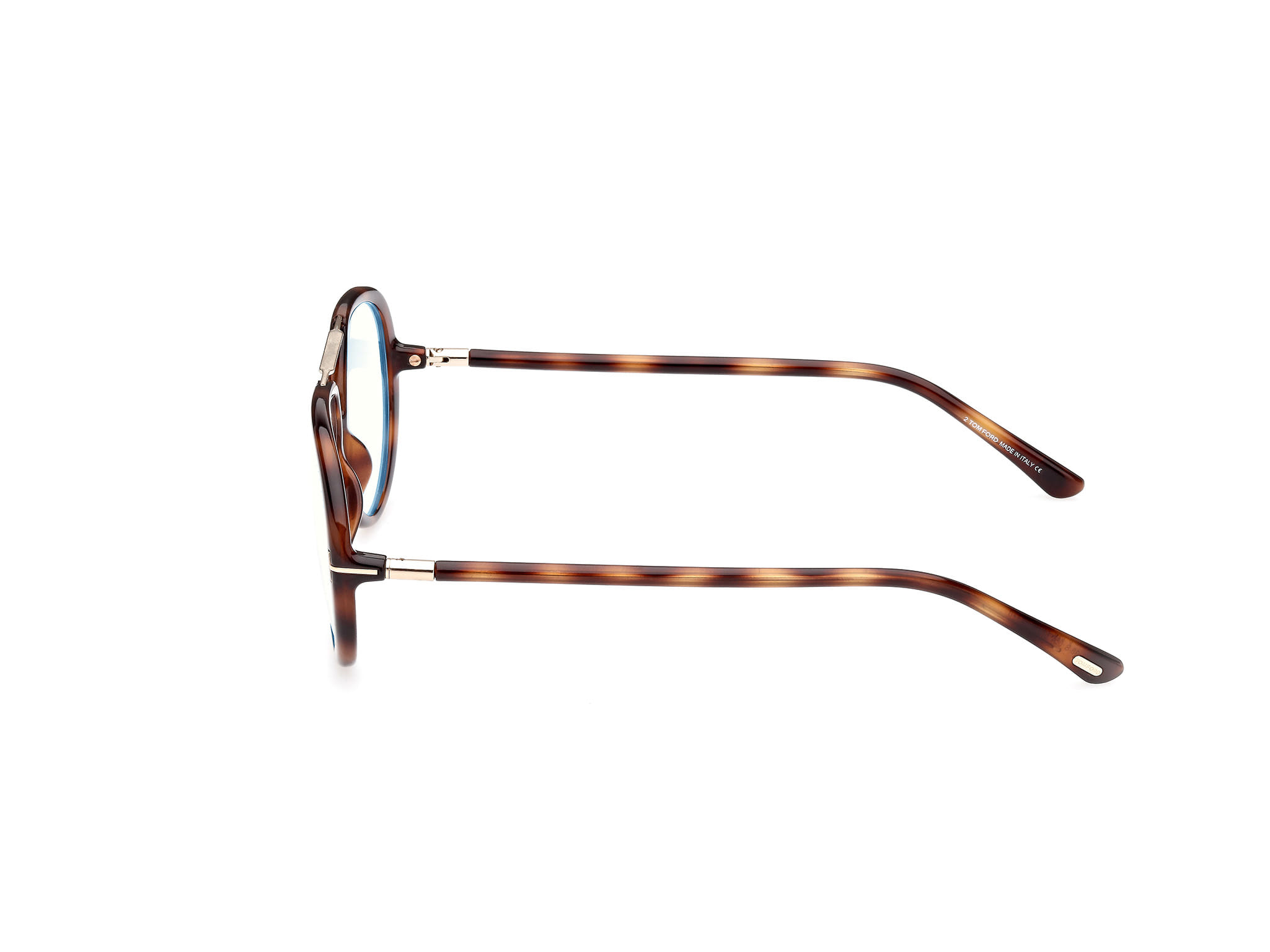 Tomford FT5838-B Frame Tortoise Male Full Shell Frame — Tortoise frame — view 2