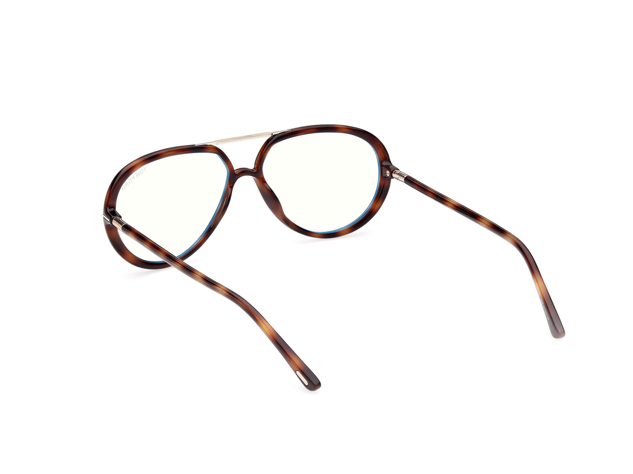 Tomford FT5838-B Frame Tortoise Male Full Shell Frame — Tortoise frame — view 3