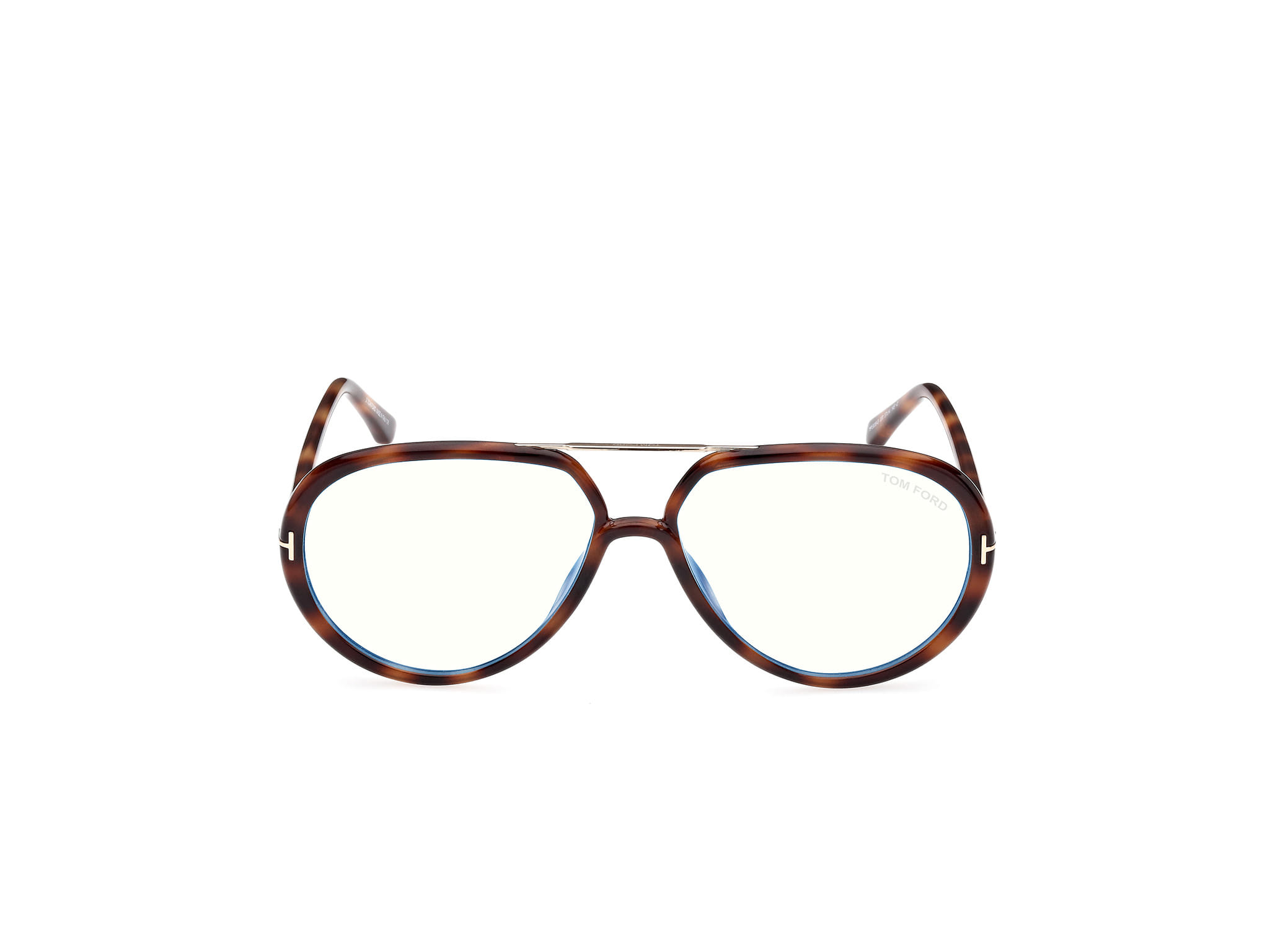 Tomford FT5838-B Frame Tortoise Male Full Shell Frame — Tortoise frame — view 8