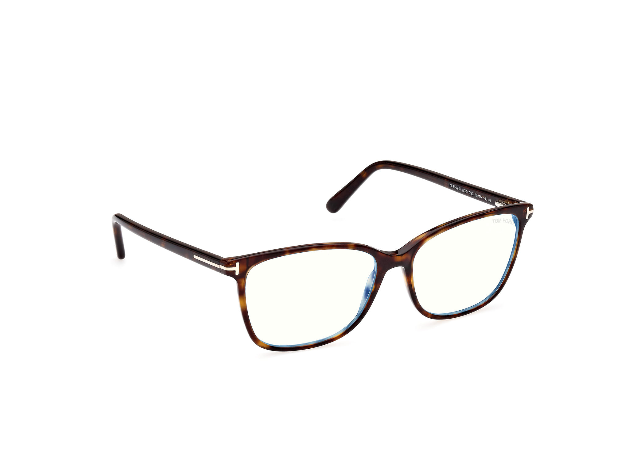 Tomford FT5842-B Frame Tortoise Male Full Shell Frame — Tortoise frame — view 7
