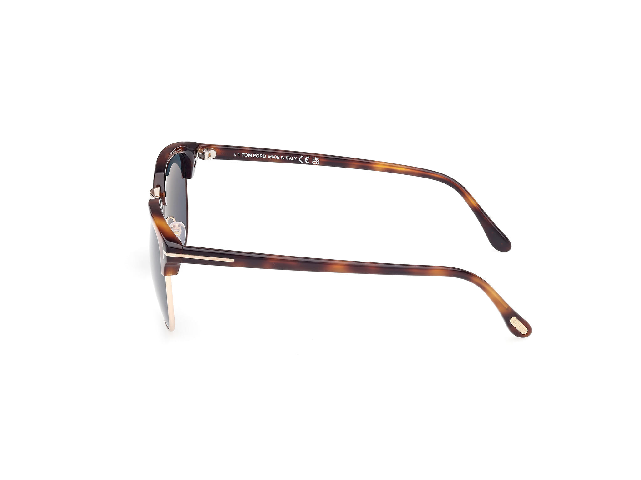 Tomford FT0248 Sunglass Light Gold Male Full Shell Sunglass — Light Gold frame — view 2