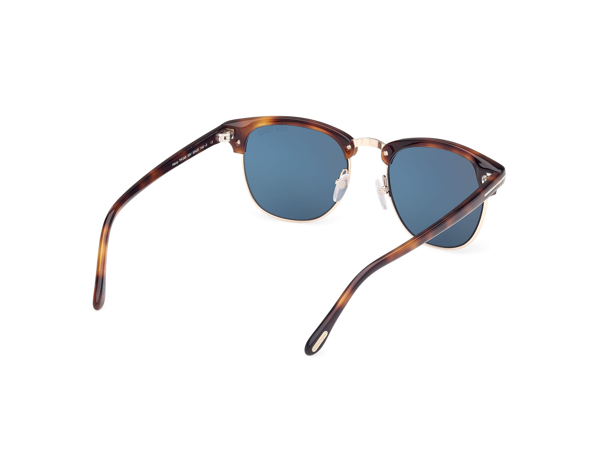 Tomford FT0248 Sunglass Light Gold Male Full Shell Sunglass — Light Gold frame — view 5