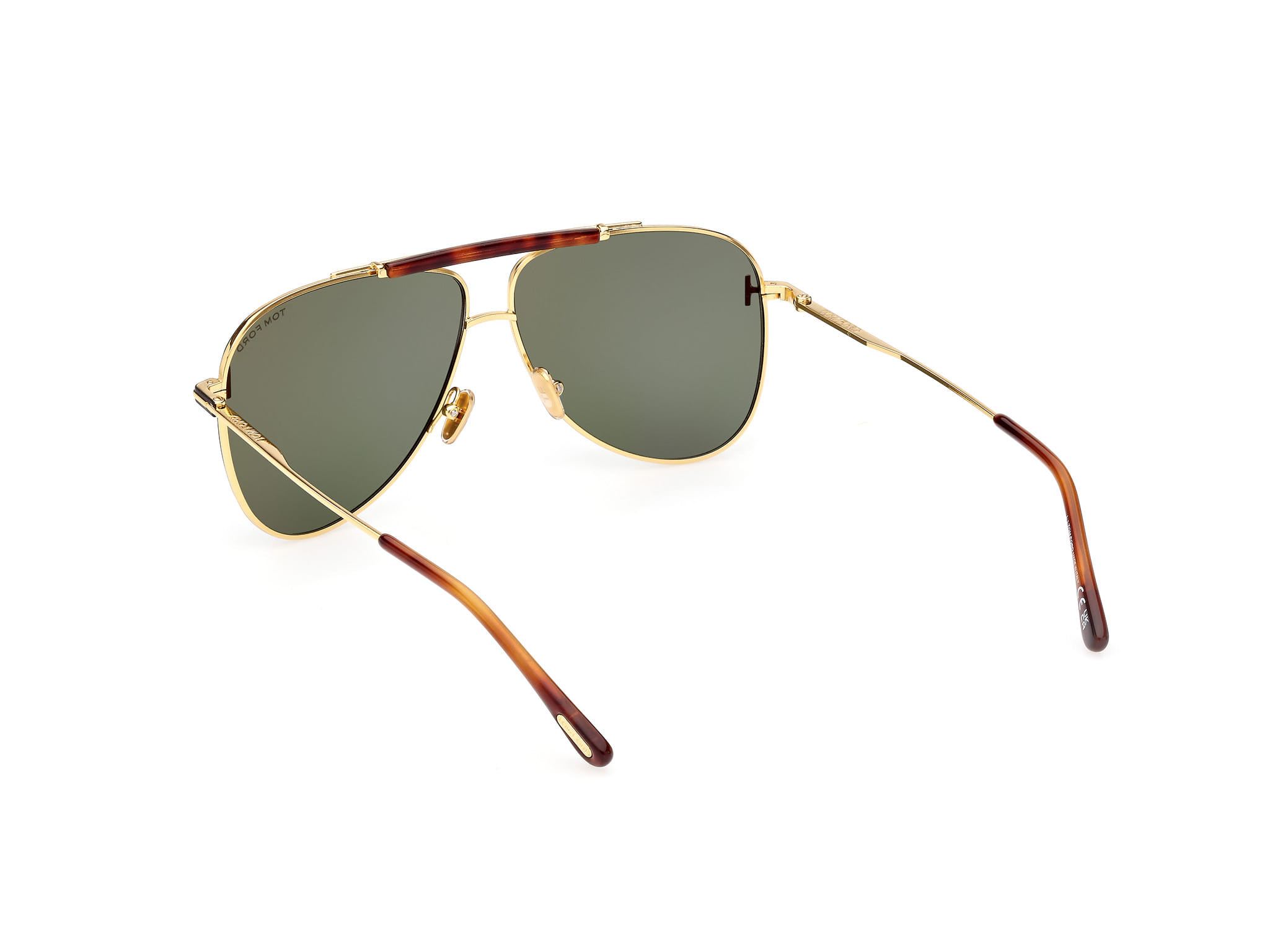 Tomford FT1018 Sunglass Gold Male Full Metal Sunglass — Gold frame — view 3