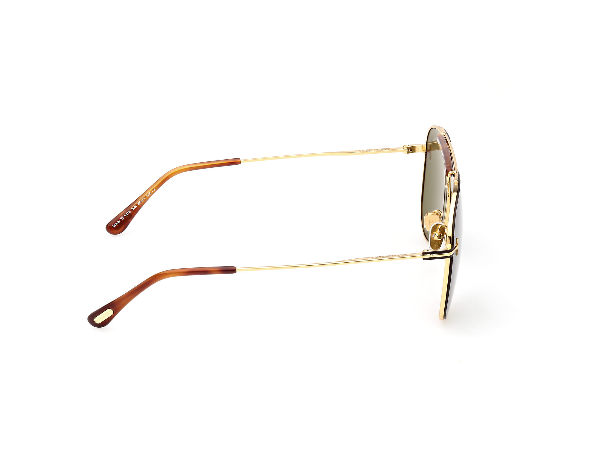 Tomford FT1018 Sunglass Gold Male Full Metal Sunglass — Gold frame — view 6
