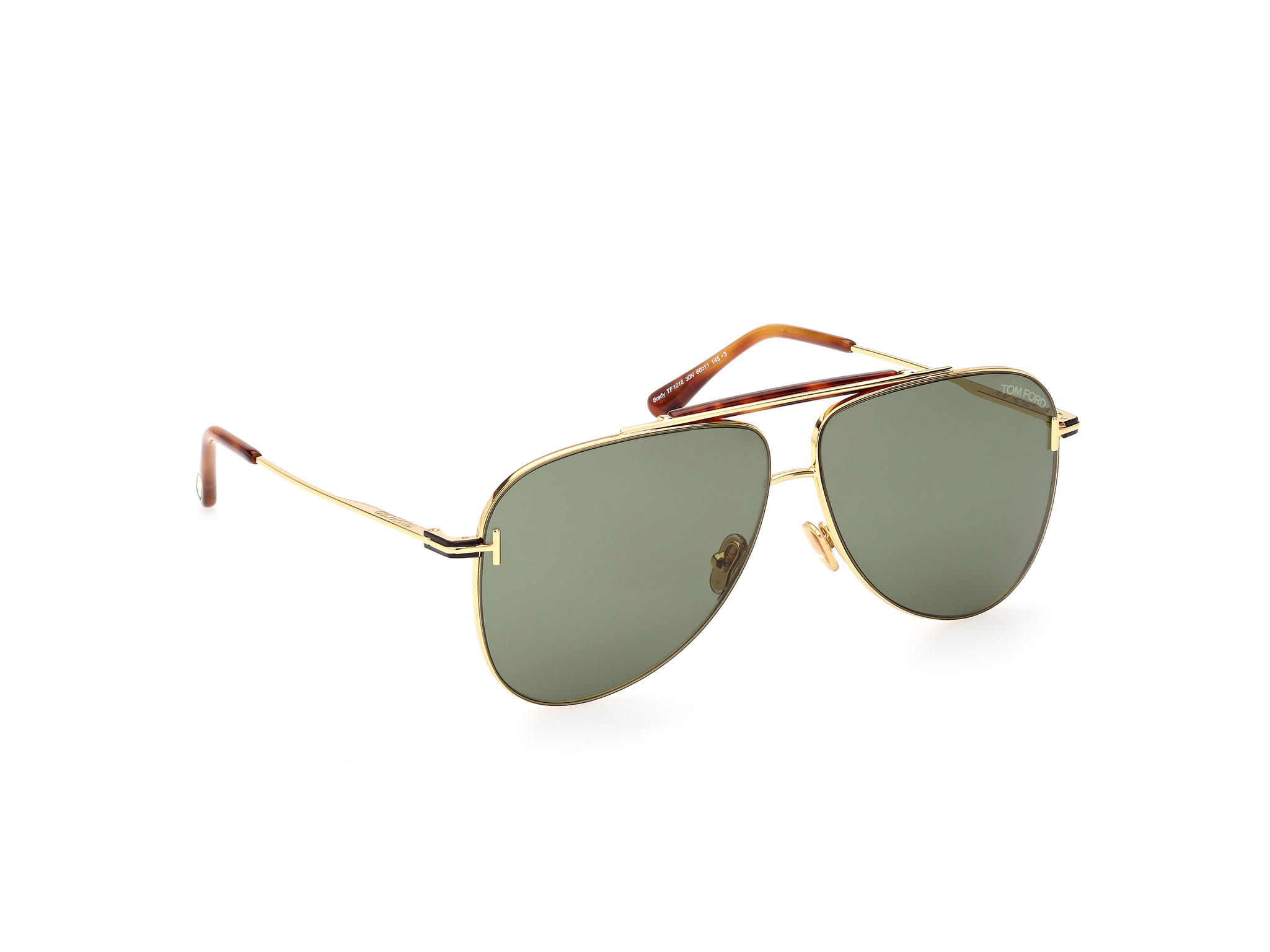 Tomford FT1018 Sunglass Gold Male Full Metal Sunglass — Gold frame — view 7