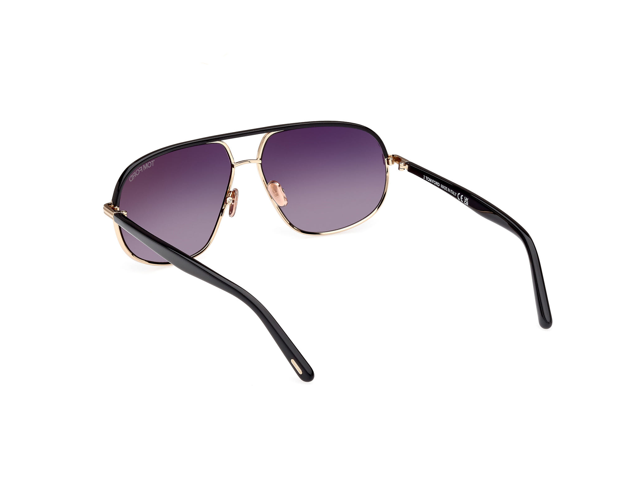 Tomford FT1019 Sunglass Gold Male Full Shell Sunglass — Gold frame — view 3