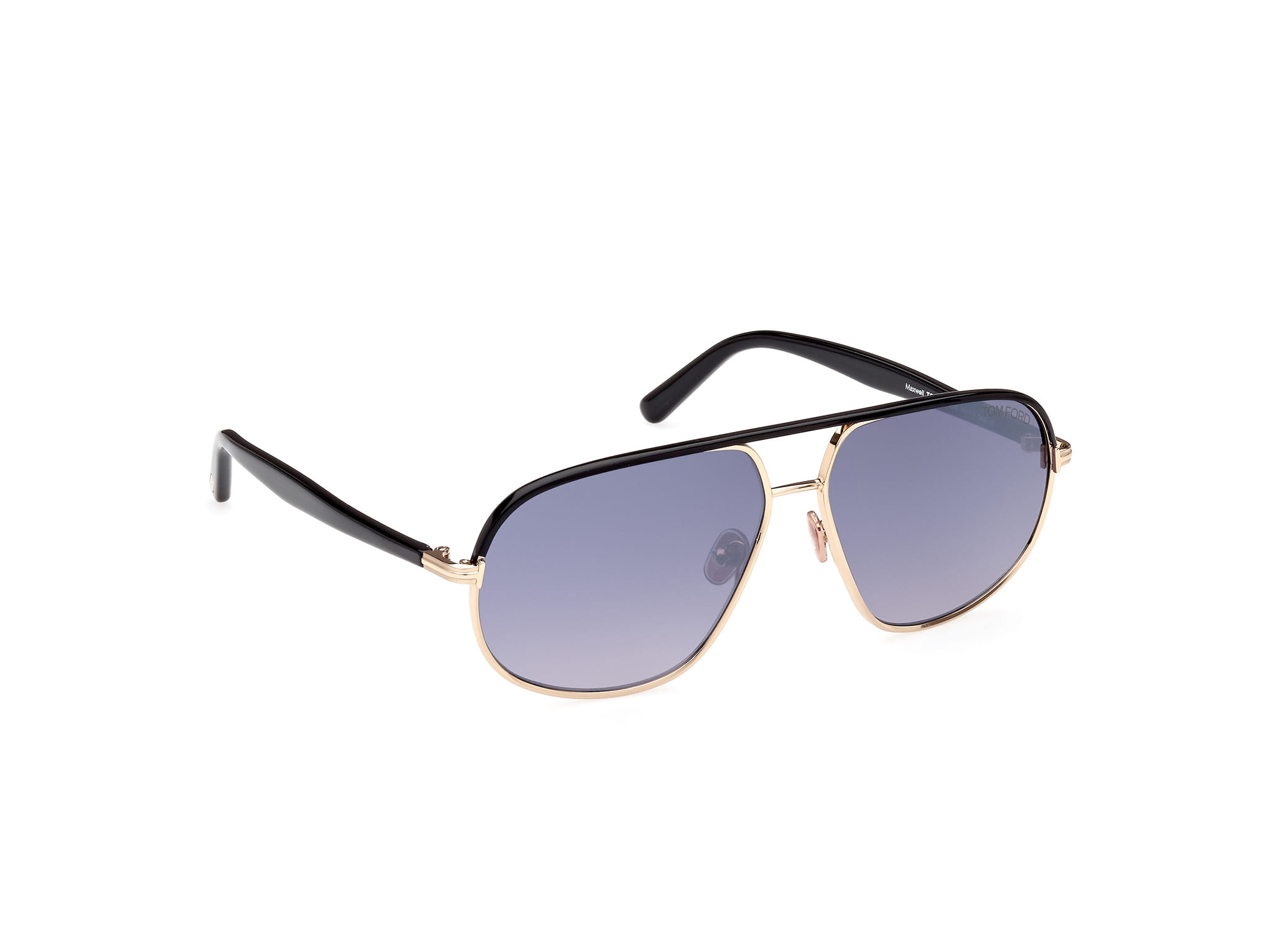 Tomford FT1019 Sunglass Gold Male Full Shell Sunglass — Gold frame — view 7