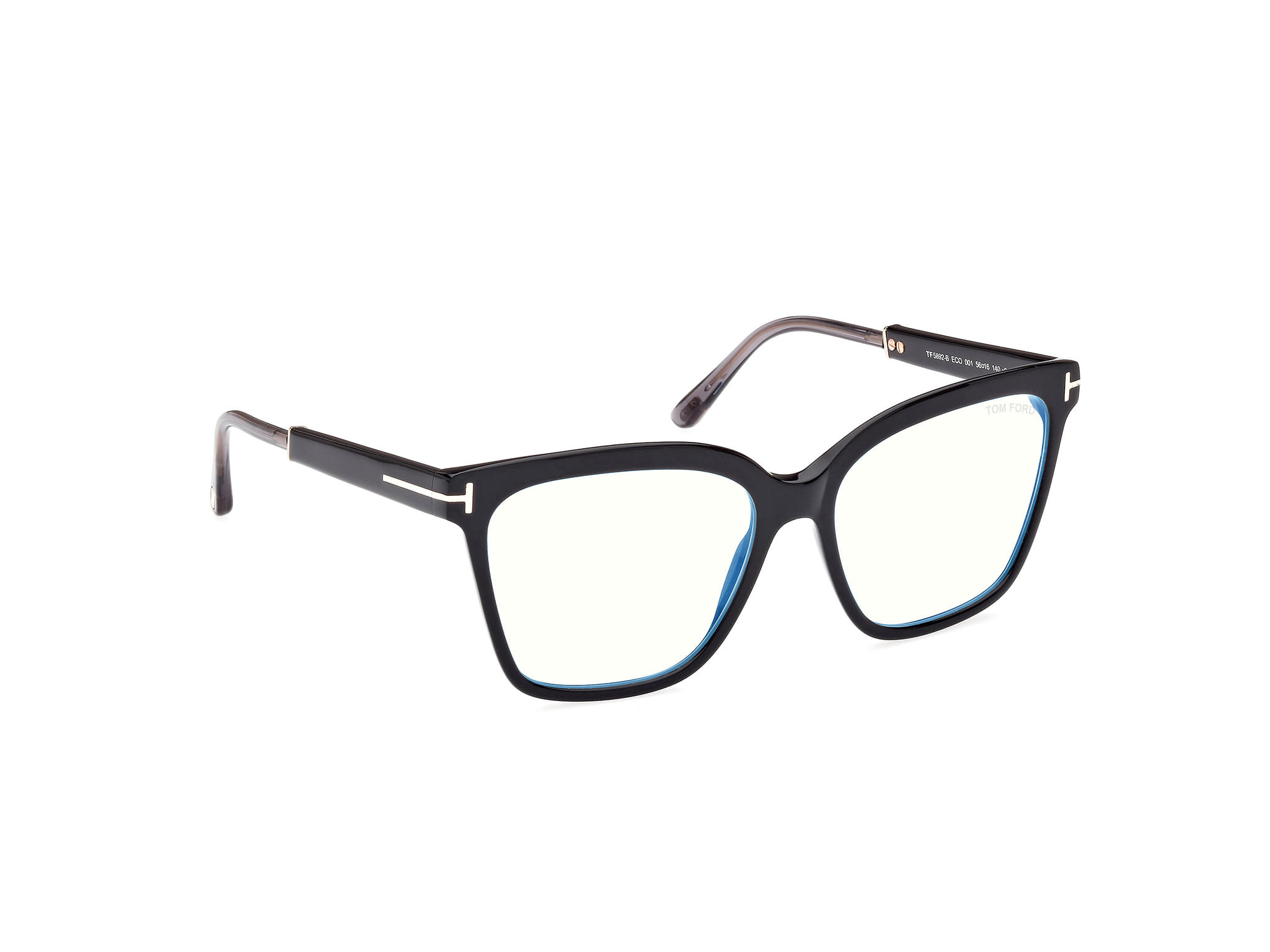 Tomford FT5892-B Frame Black Female Full Shell Frame — Black frame — view 7