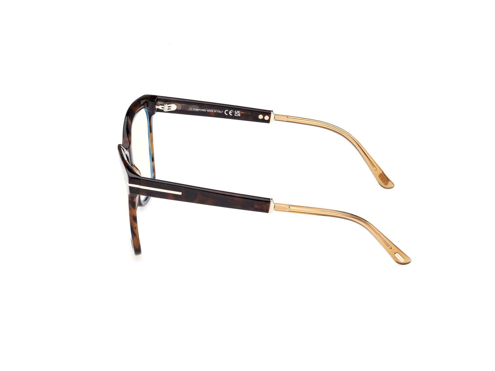 Tomford FT5892-B Frame Tortoise Female Full Shell Frame — Tortoise frame — view 2