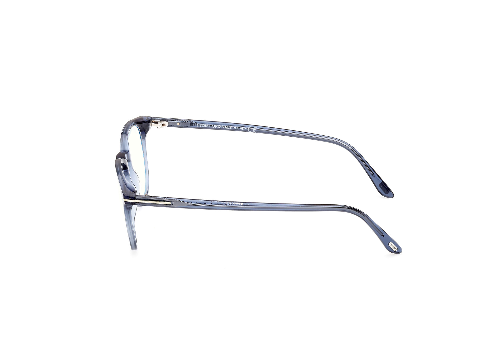 Tomford FT5832 Frame Transparent Blue Male Full Shell Frame — view 2