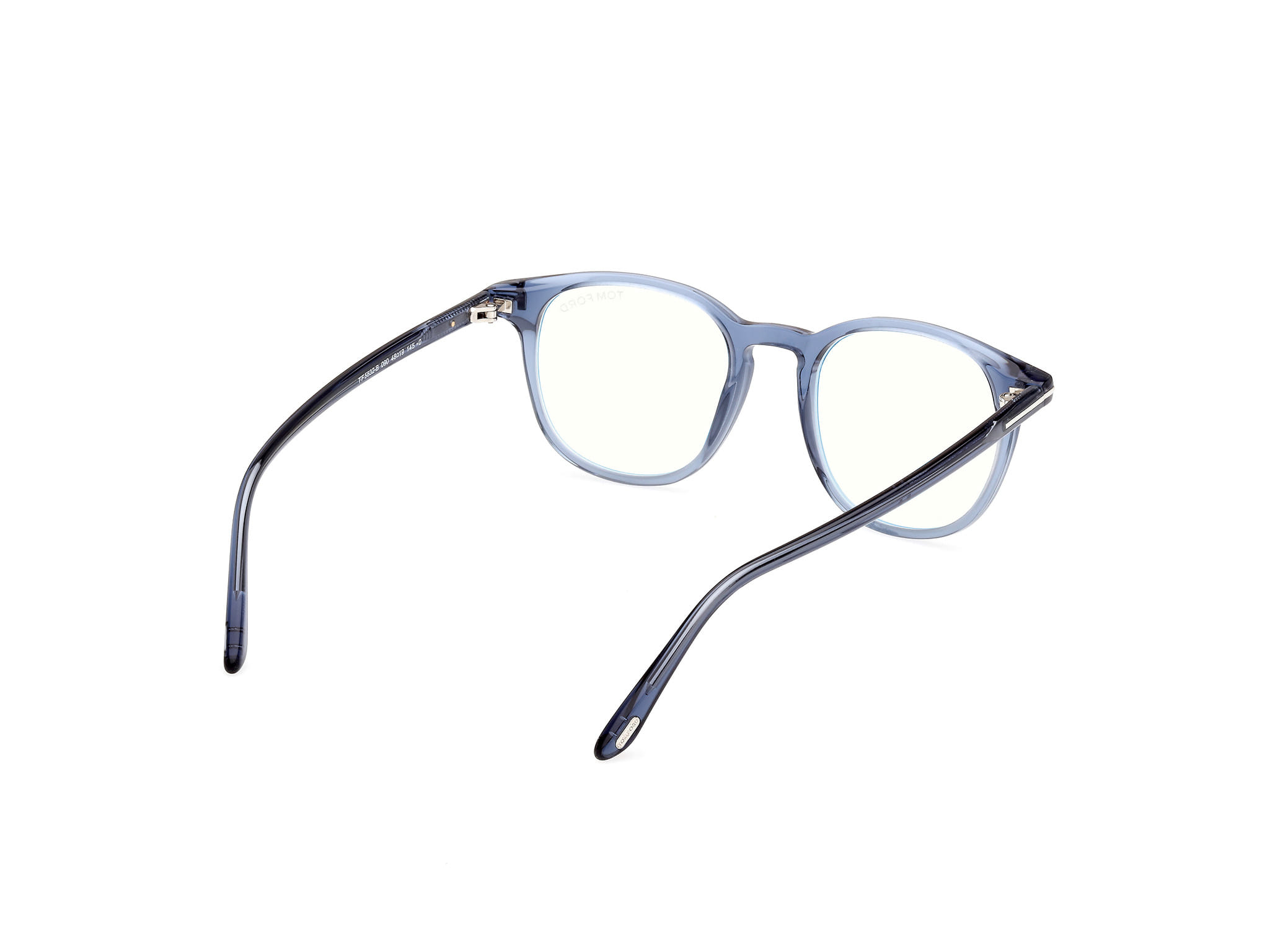 Tomford FT5832 Frame Transparent Blue Male Full Shell Frame — view 5