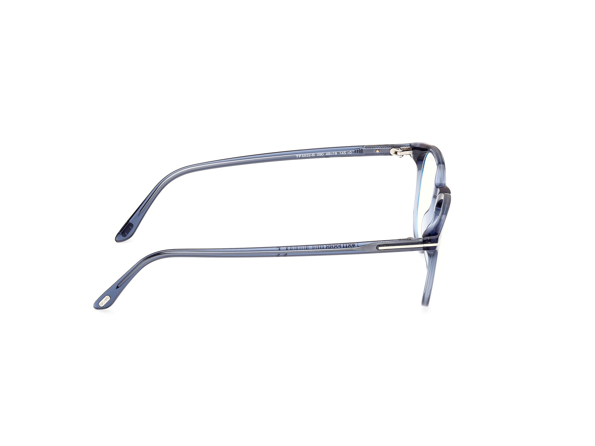 Tomford FT5832 Frame Transparent Blue Male Full Shell Frame — view 6