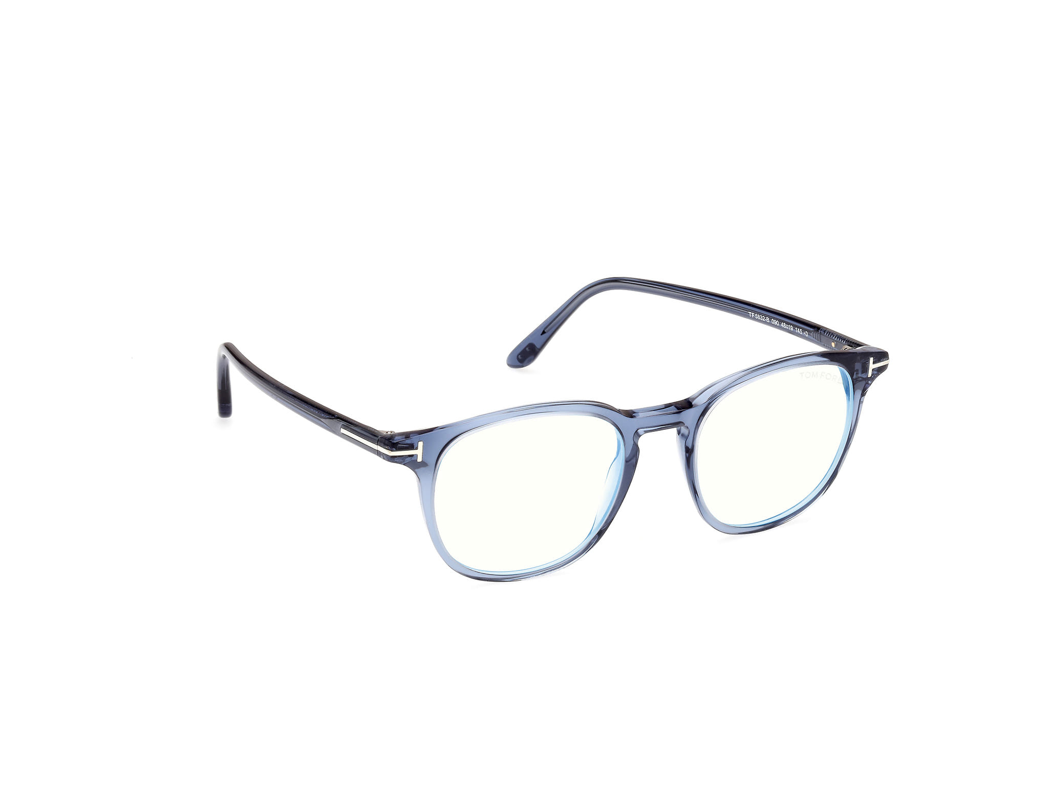 Tomford FT5832 Frame Transparent Blue Male Full Shell Frame — view 7