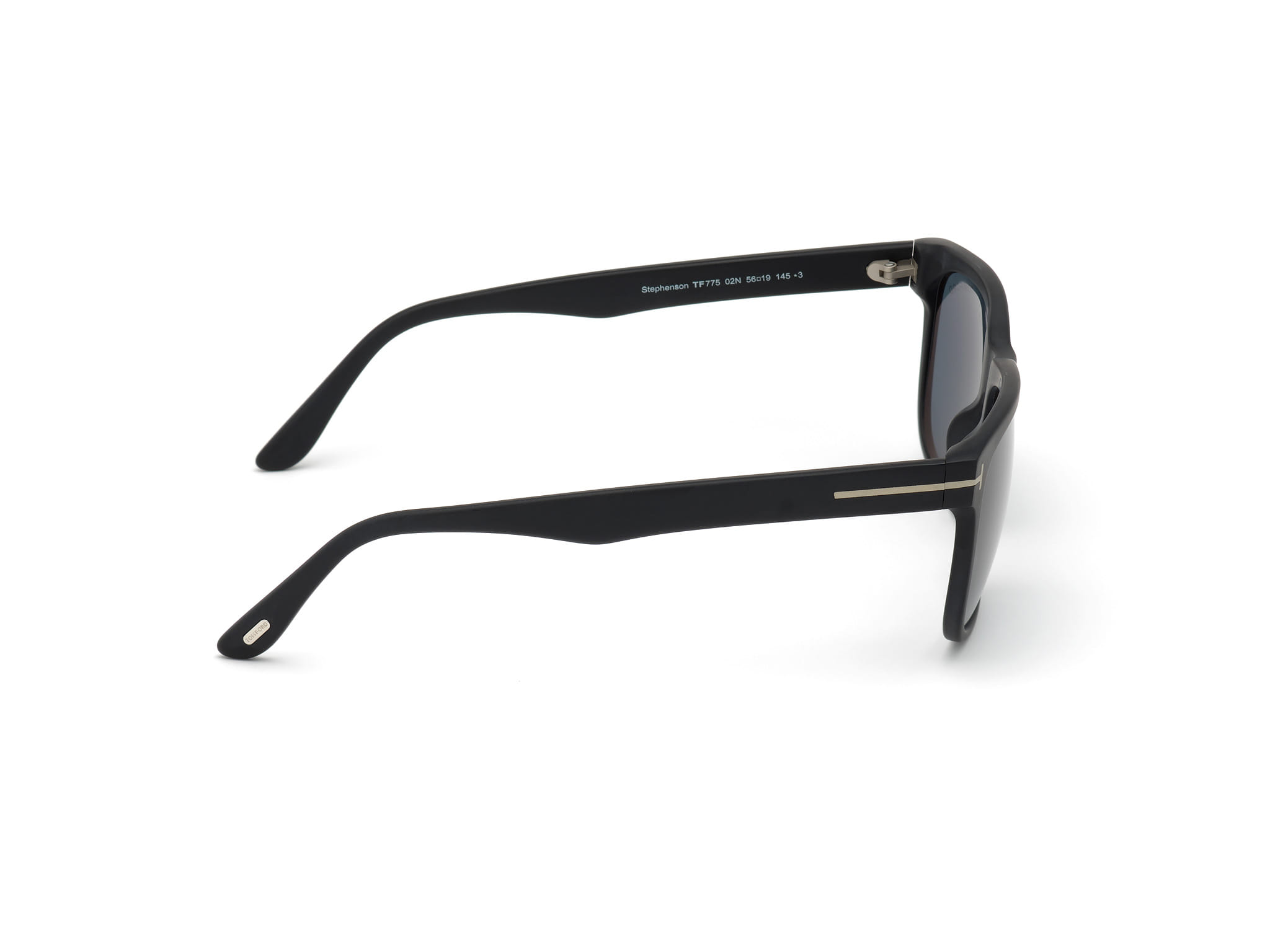 Tomford FT0775 Sunglass Matt Black Male Full Shell Sunglass — Matt Black frame — view 6