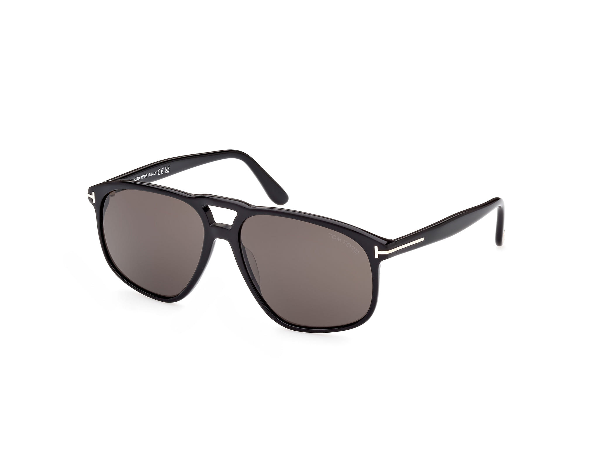 Tomford FT1000 Sunglass Black Male Full Shell — Black frame