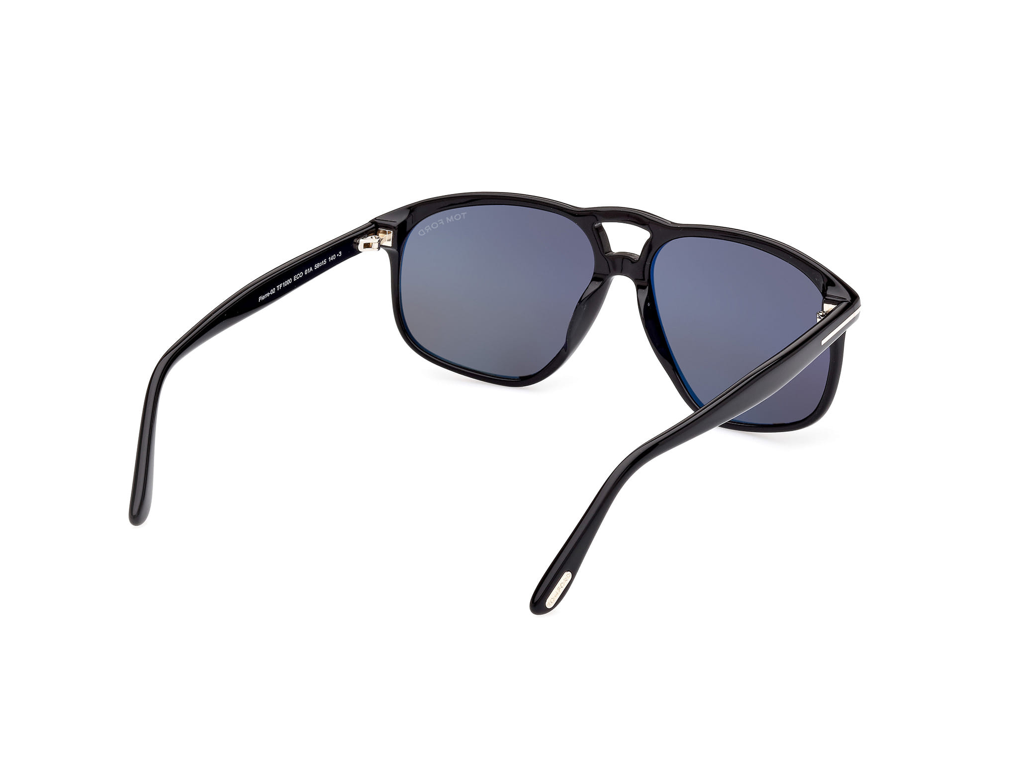 Tomford FT1000 Sunglass Black Male Full Shell Sunglass — Black frame — view 5