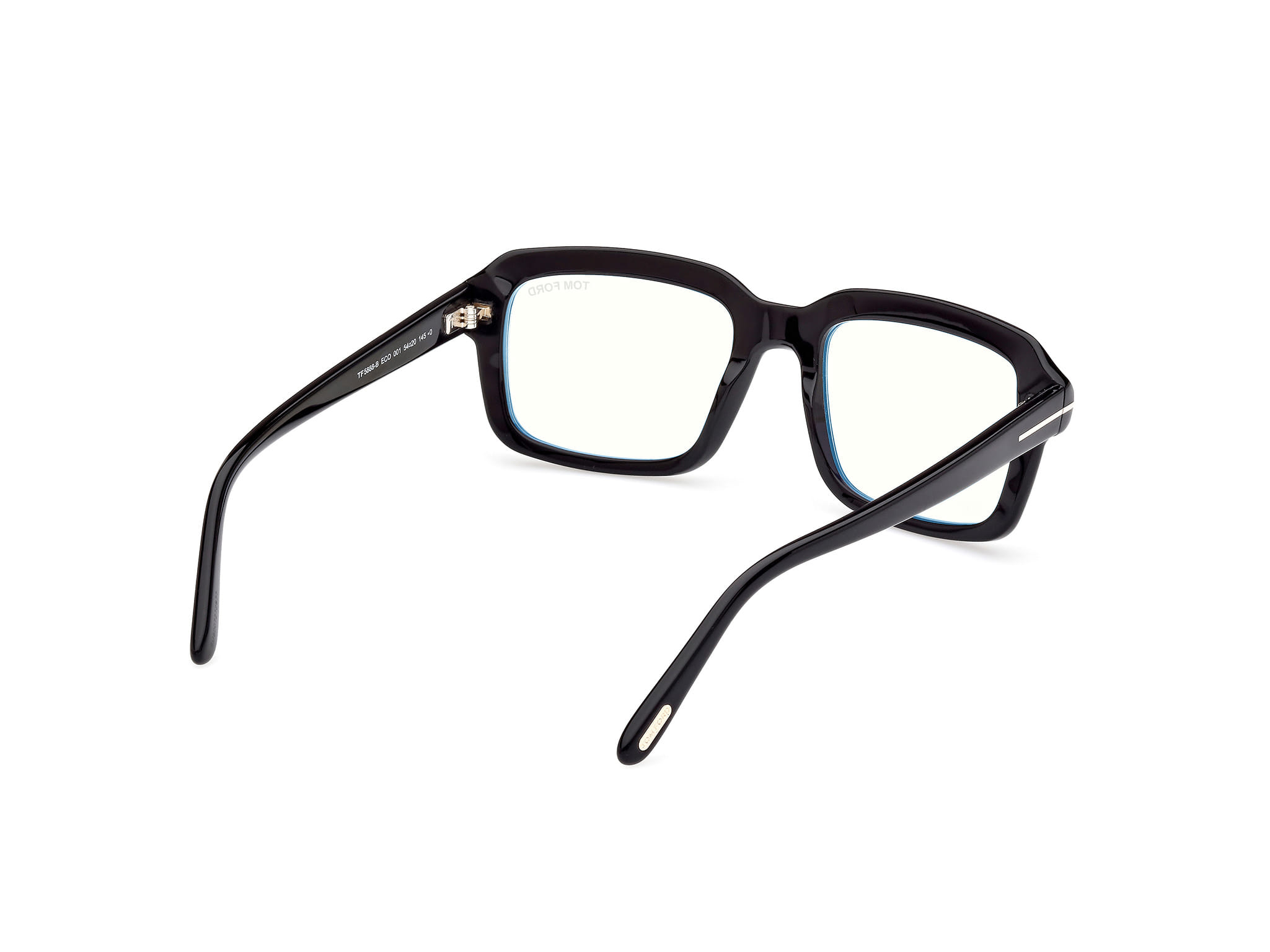 Tomford FT5888-B Frame Black Male Full Shell Frame — Black frame — view 5