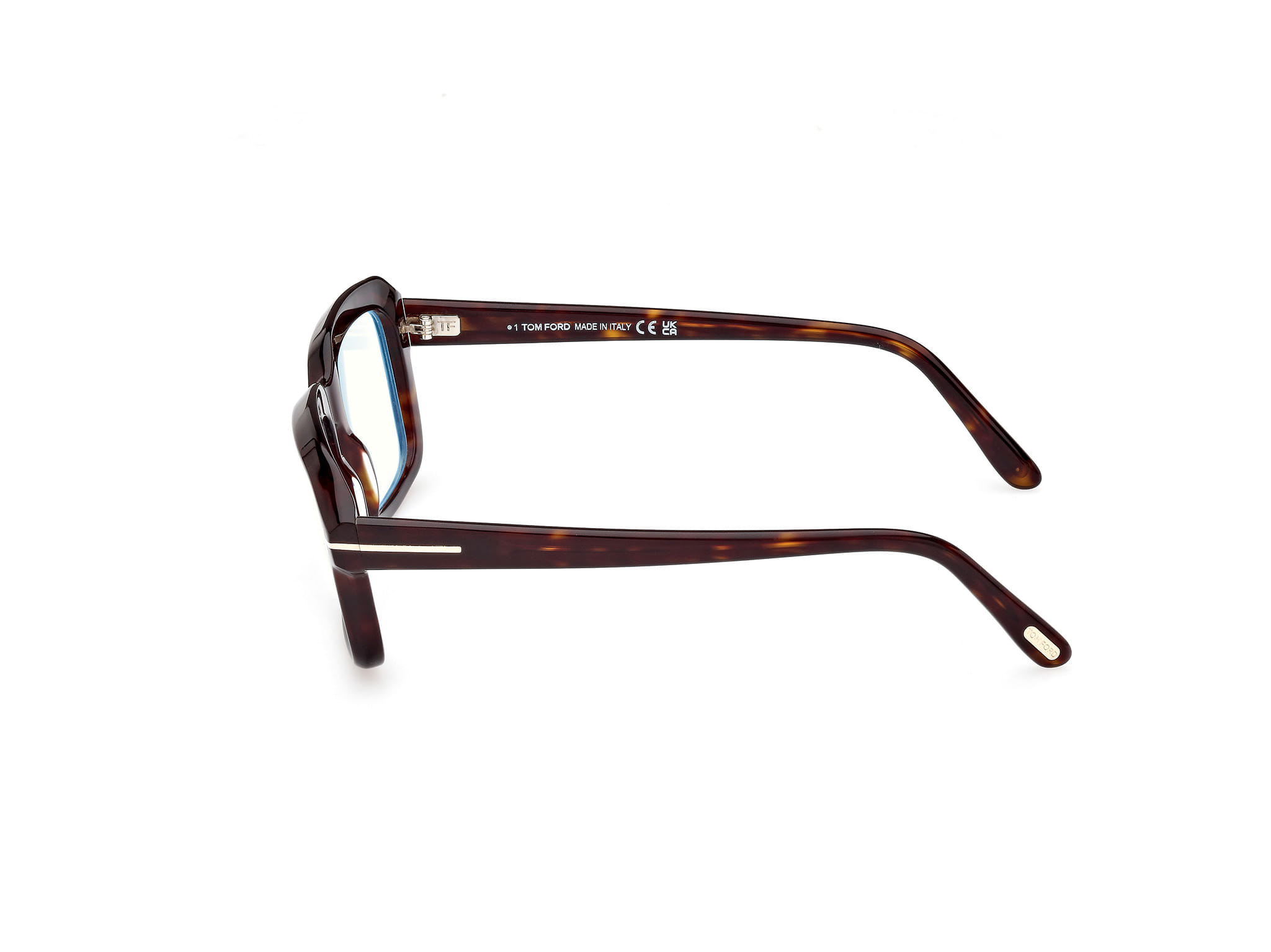 Tomford FT5888-B Frame Tortoise Male Full Shell Frame — Tortoise frame — view 2