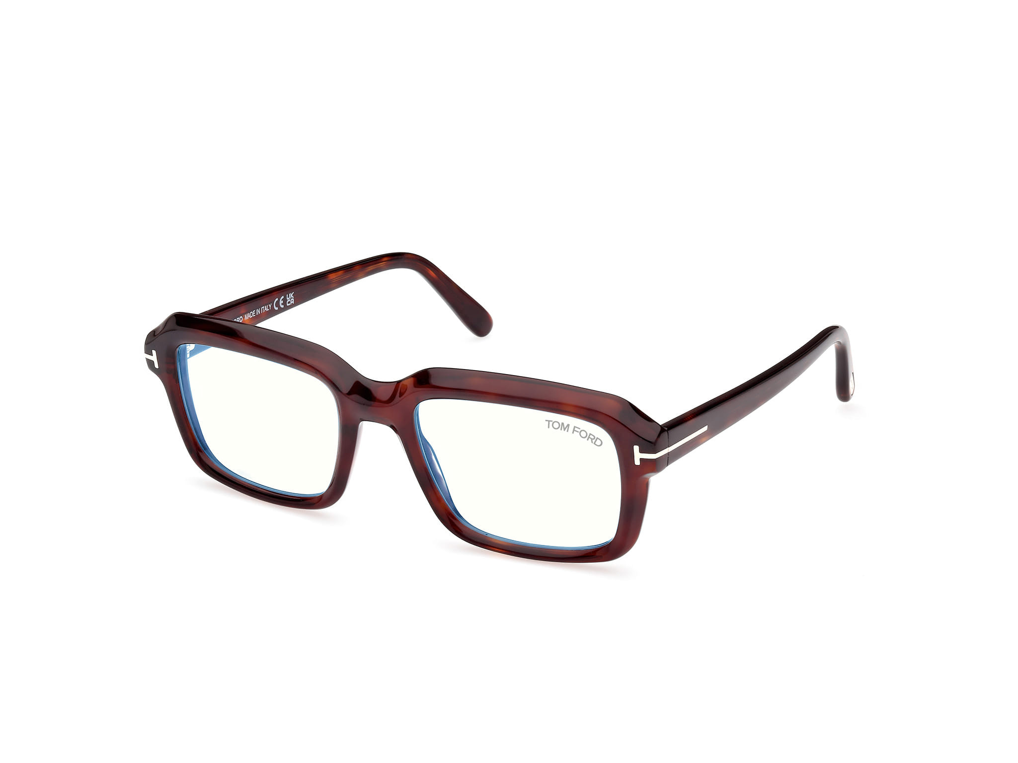 Tomford FT5888-B Frame Tortoise Male Full Shell — Tortoise frame