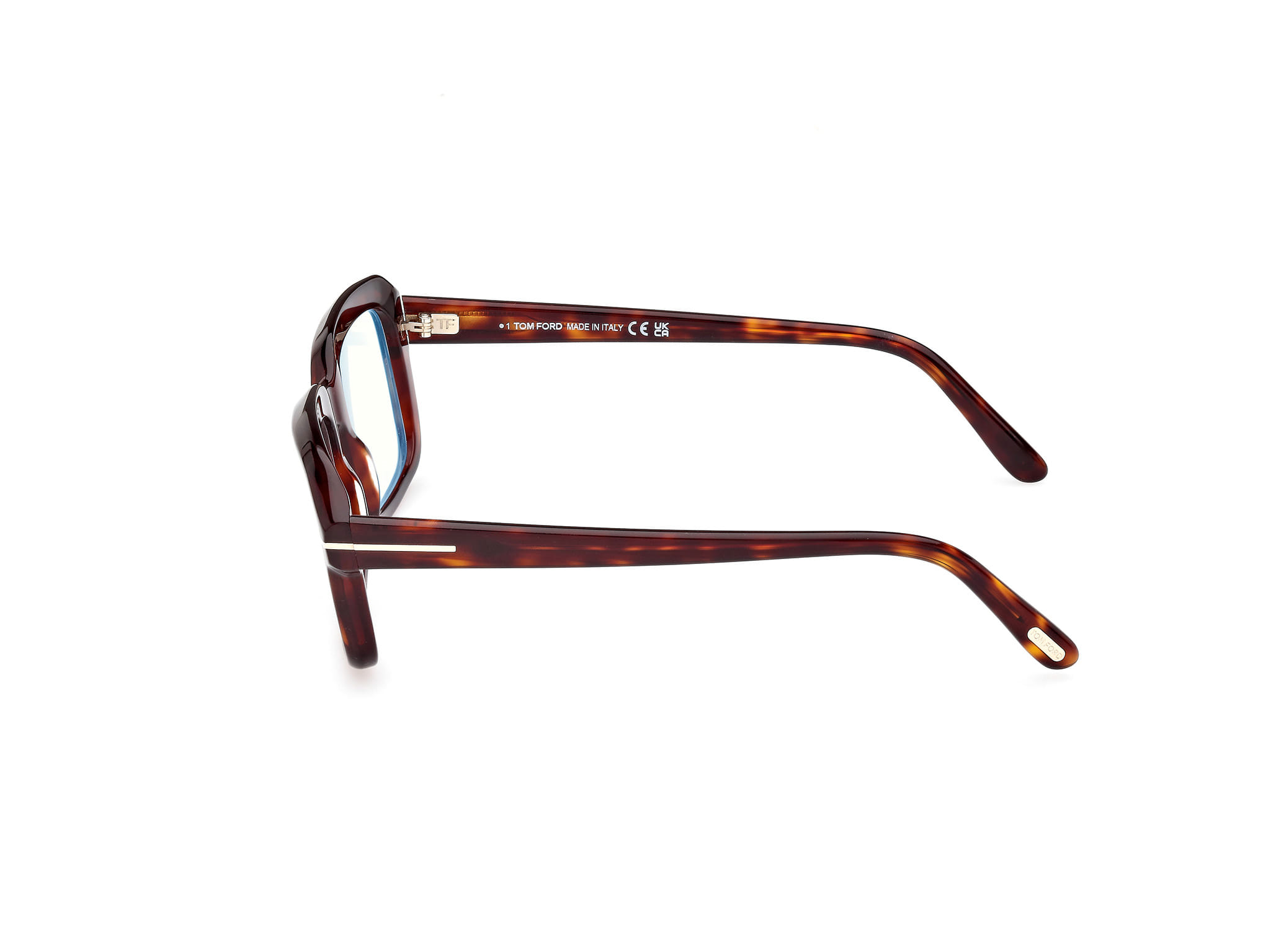 Tomford FT5888-B Frame Tortoise Male Full Shell Frame — Tortoise frame — view 2