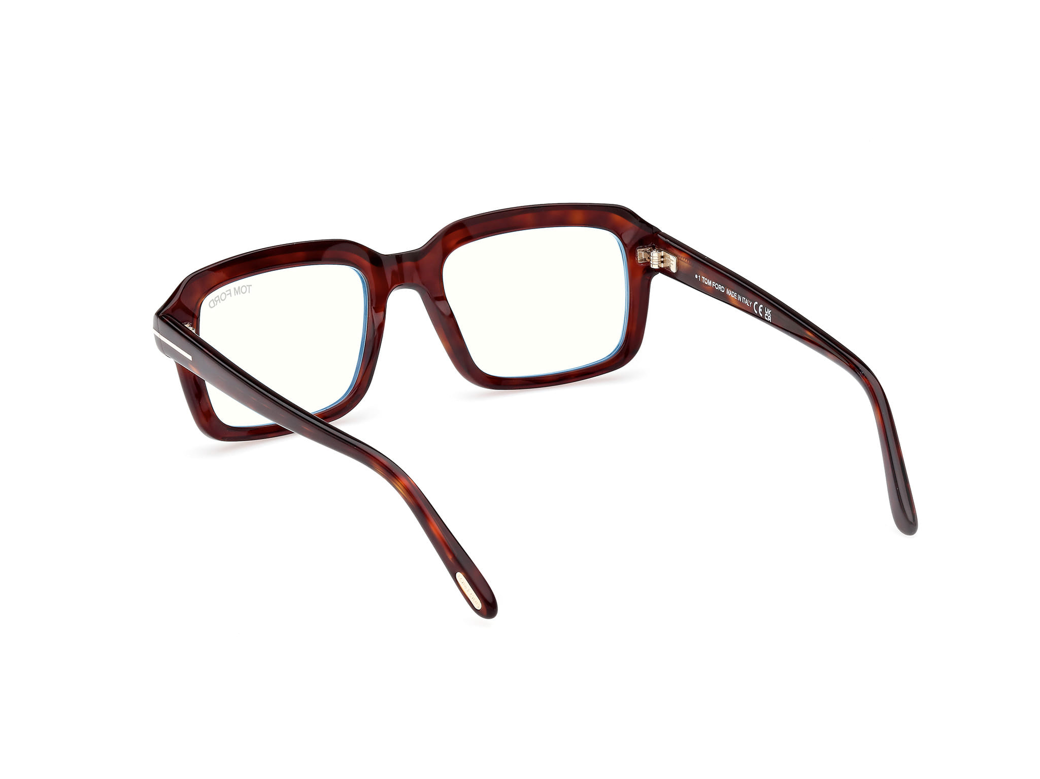 Tomford FT5888-B Frame Tortoise Male Full Shell Frame — Tortoise frame — view 3