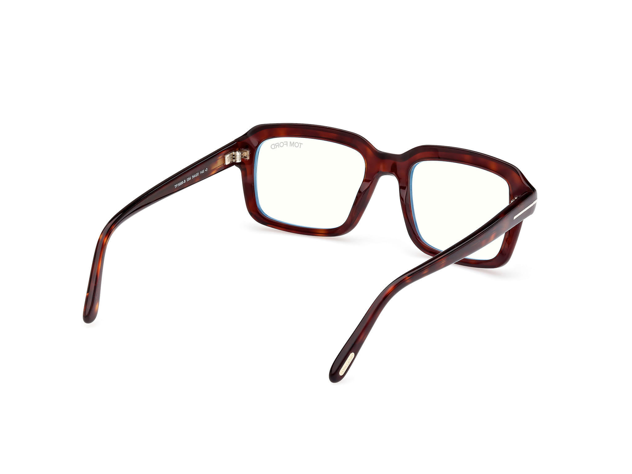 Tomford FT5888-B Frame Tortoise Male Full Shell Frame — Tortoise frame — view 5