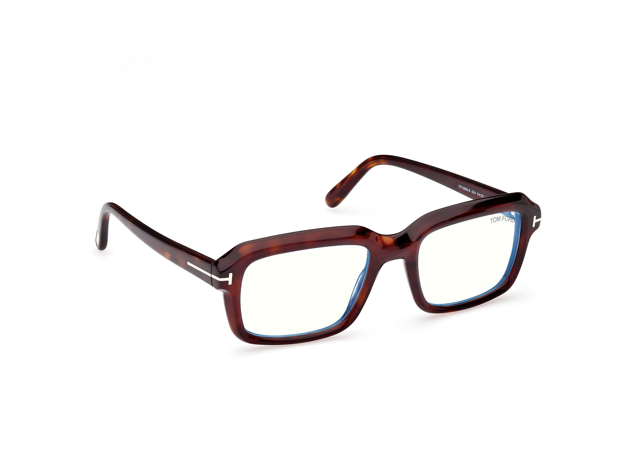 Tomford FT5888-B Frame Tortoise Male Full Shell Frame — Tortoise frame — view 7