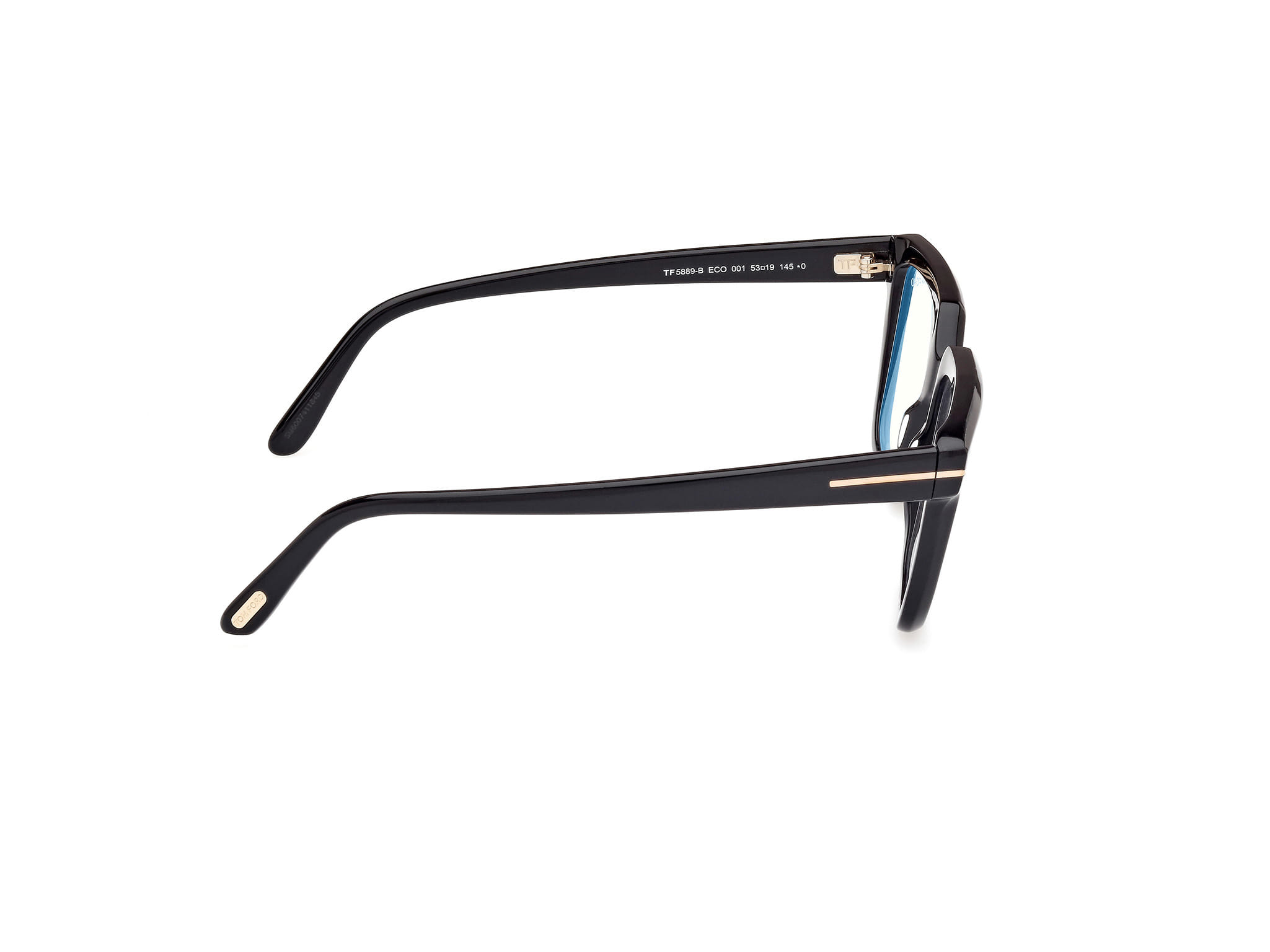 Tomford FT5889-B Frame Black Male Full Shell Frame — Black frame — view 6