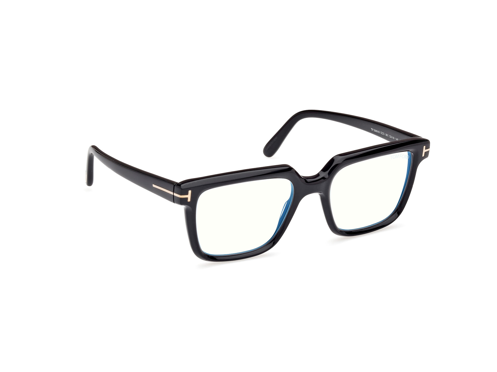 Tomford FT5889-B Frame Black Male Full Shell Frame — Black frame — view 7