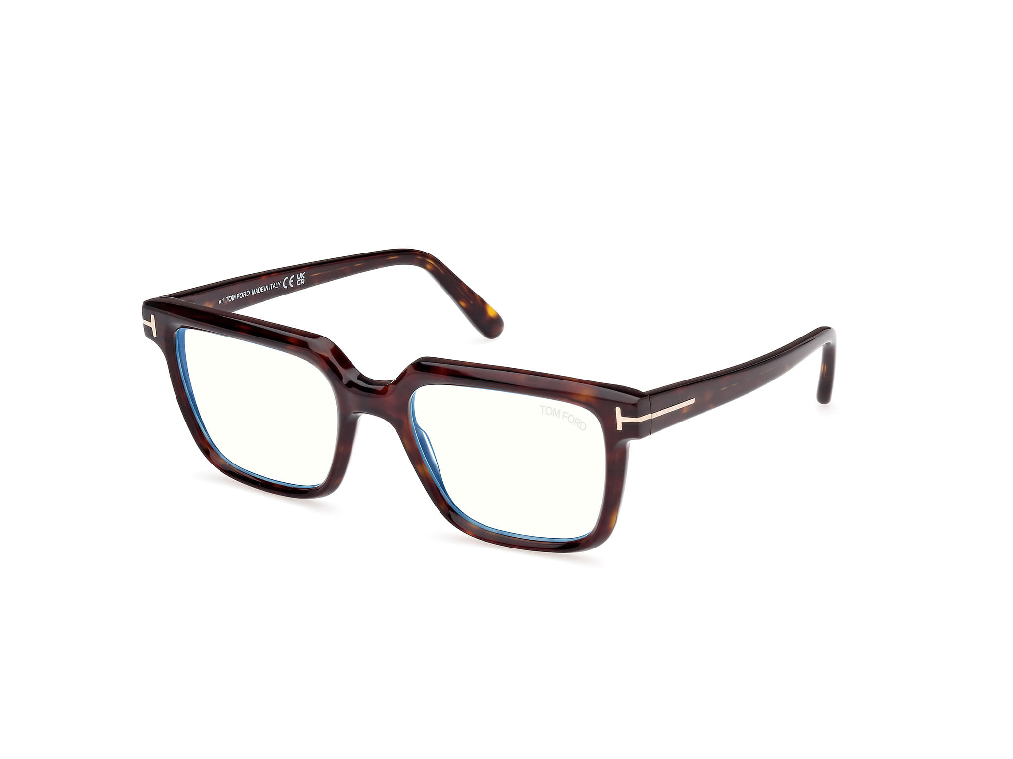 Tomford FT5889-B Frame Tortoise Male Full Shell — Tortoise frame