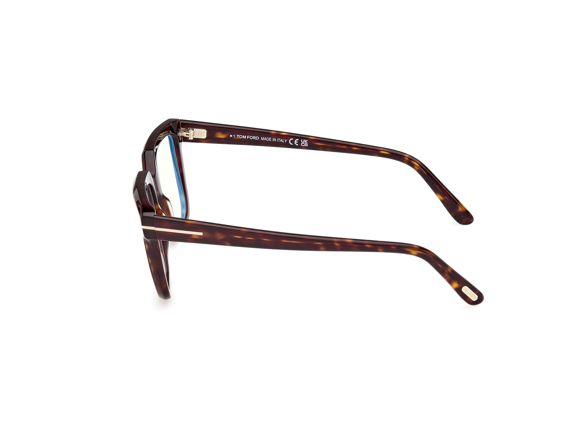 Tomford FT5889-B Frame Tortoise Male Full Shell Frame — Tortoise frame — view 2