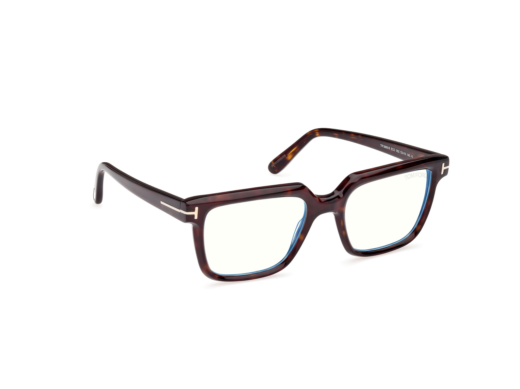 Tomford FT5889-B Frame Tortoise Male Full Shell Frame — Tortoise frame — view 7