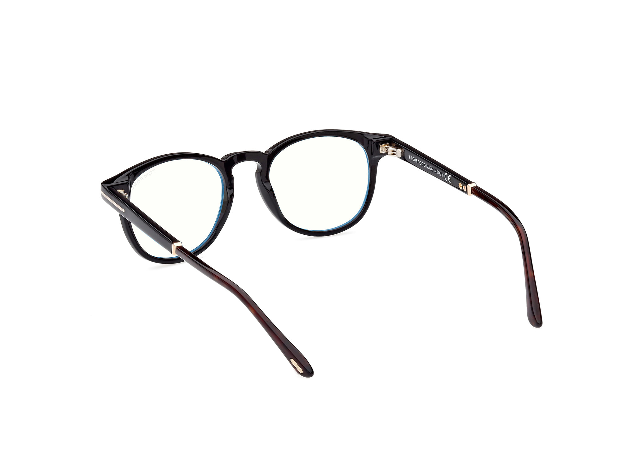 Tomford FT5891-B Frame Black Male Full Shell Frame — Black frame — view 3