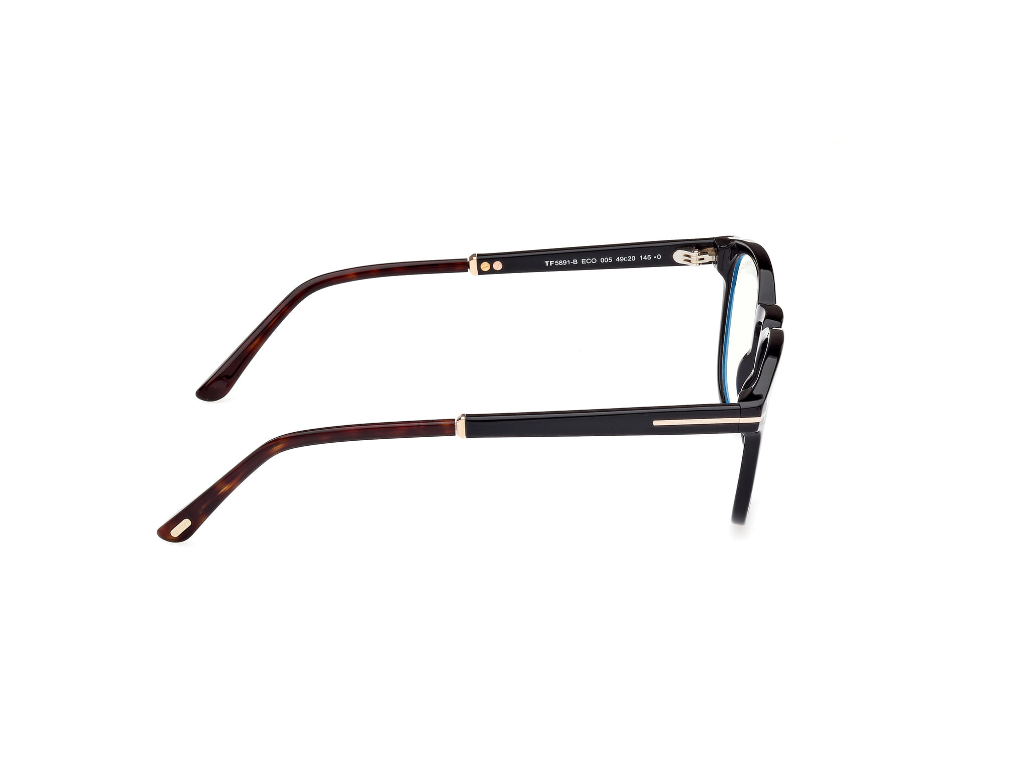 Tomford FT5891-B Frame Black Male Full Shell Frame — Black frame — view 6
