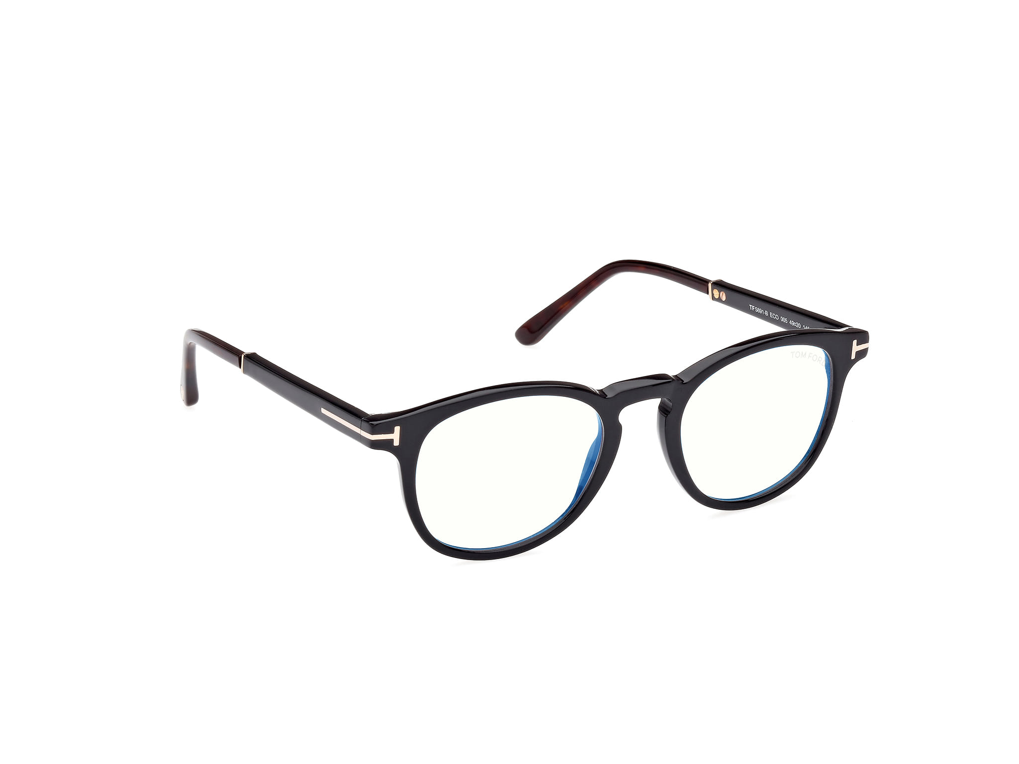 Tomford FT5891-B Frame Black Male Full Shell Frame — Black frame — view 7