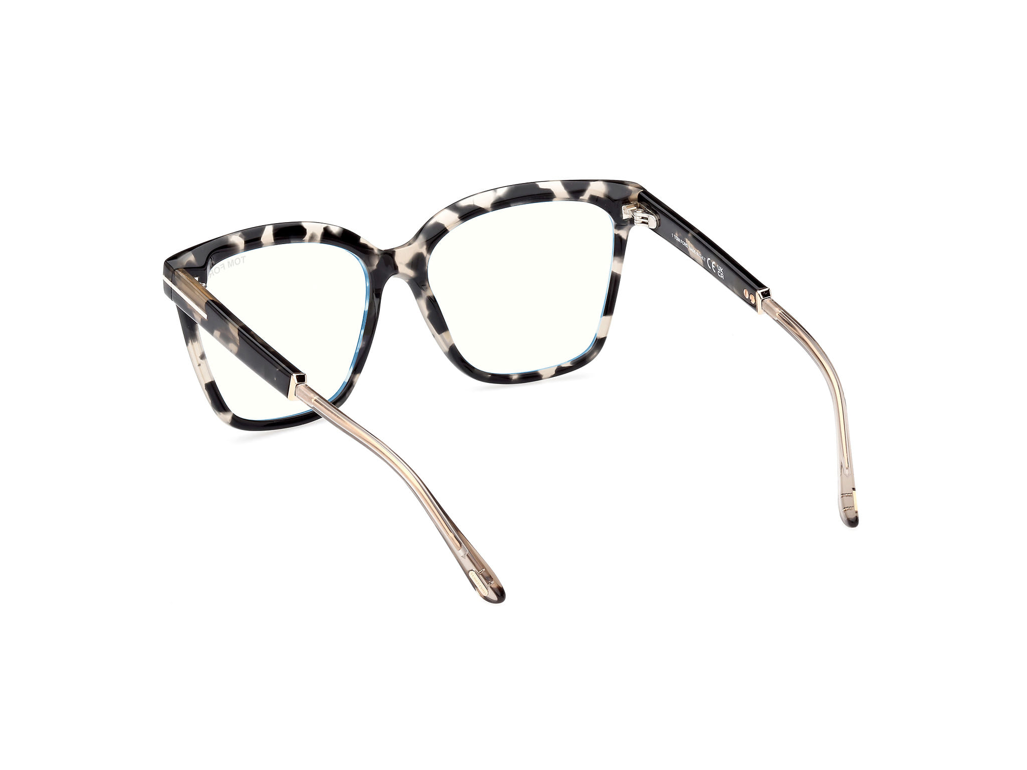 Tomford FT5892-B Frame Grey Unisex Full Shell Frame — Grey frame — view 3