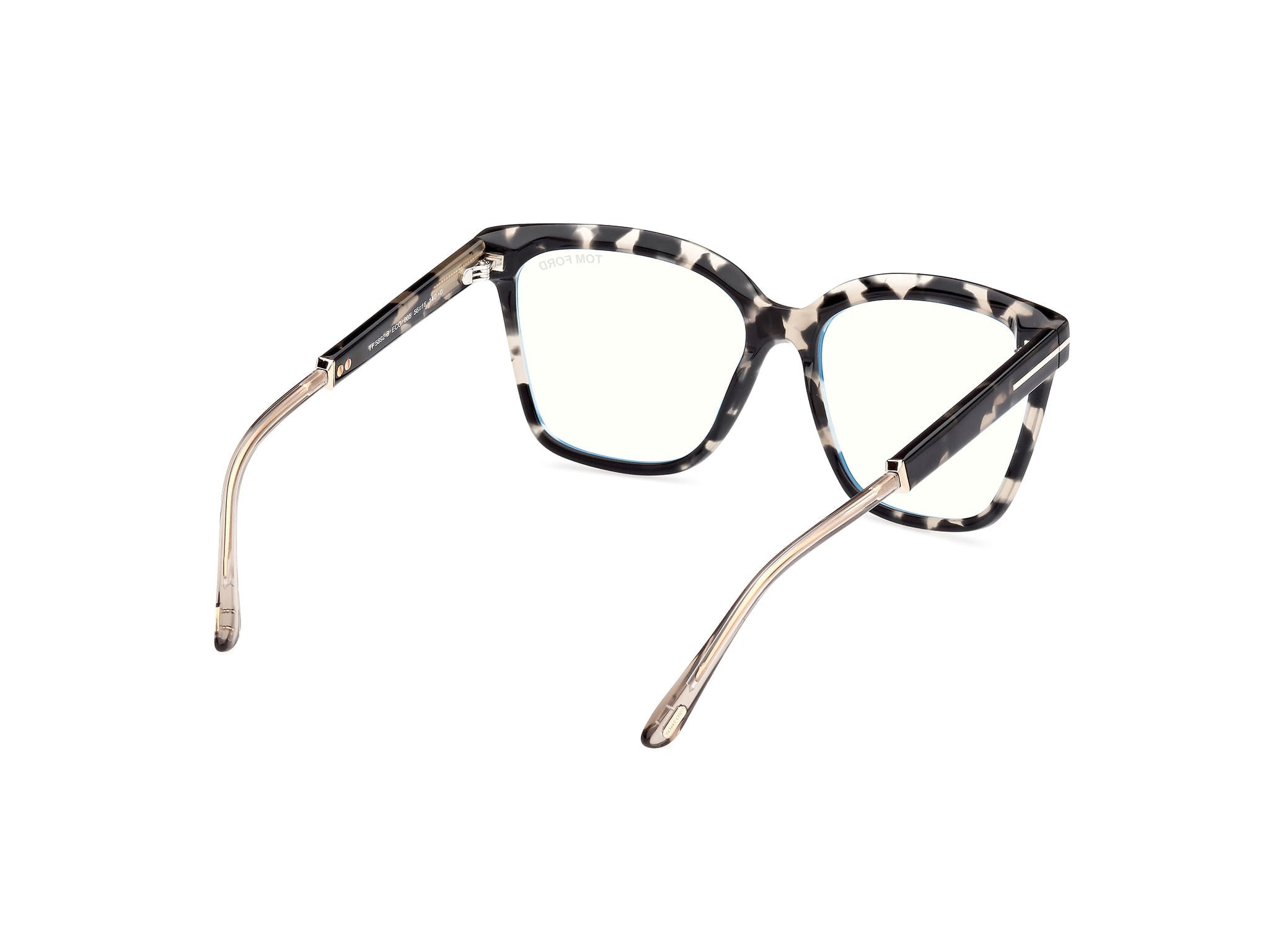 Tomford FT5892-B Frame Grey Unisex Full Shell Frame — Grey frame — view 5