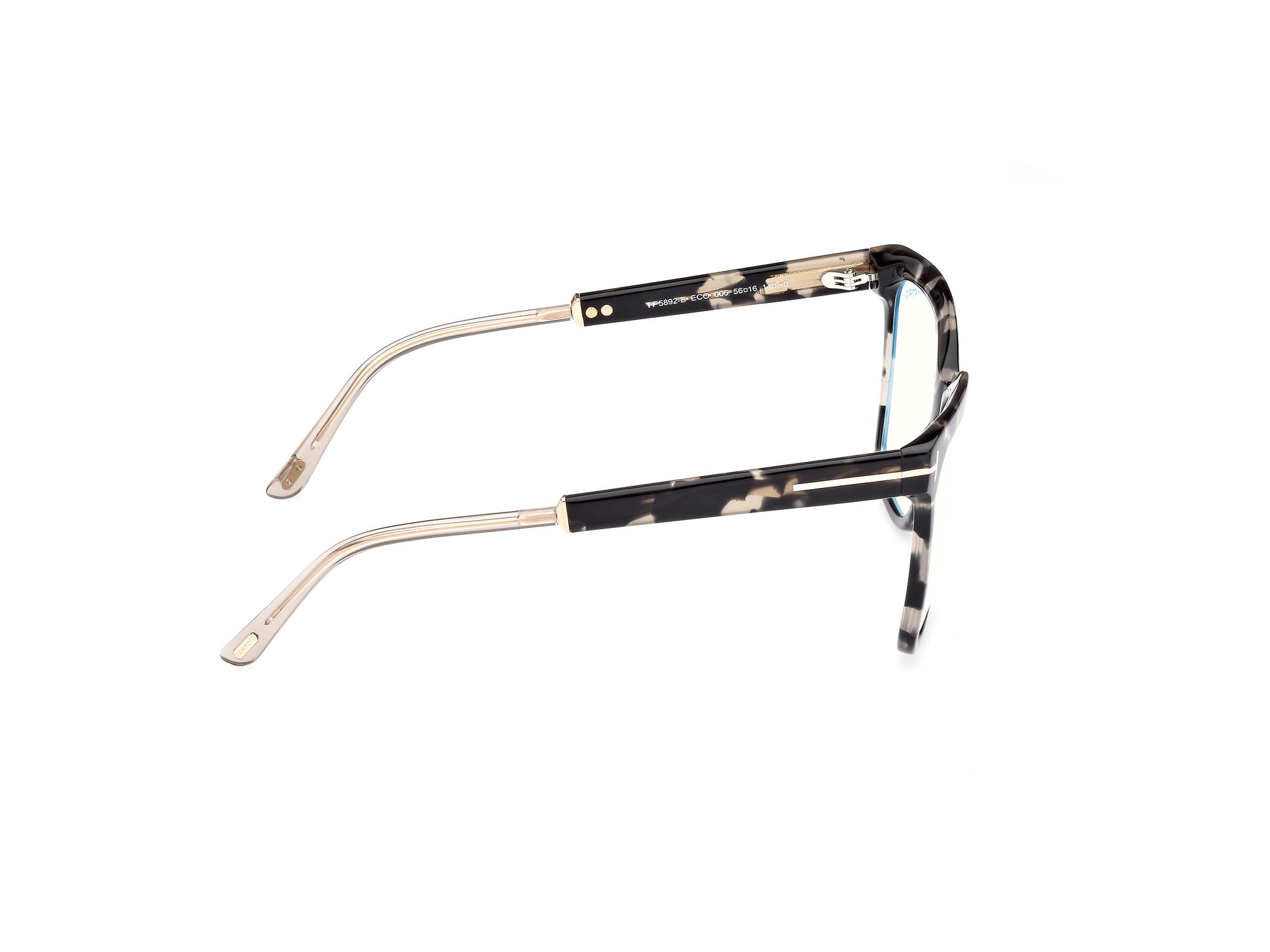 Tomford FT5892-B Frame Grey Unisex Full Shell Frame — Grey frame — view 6