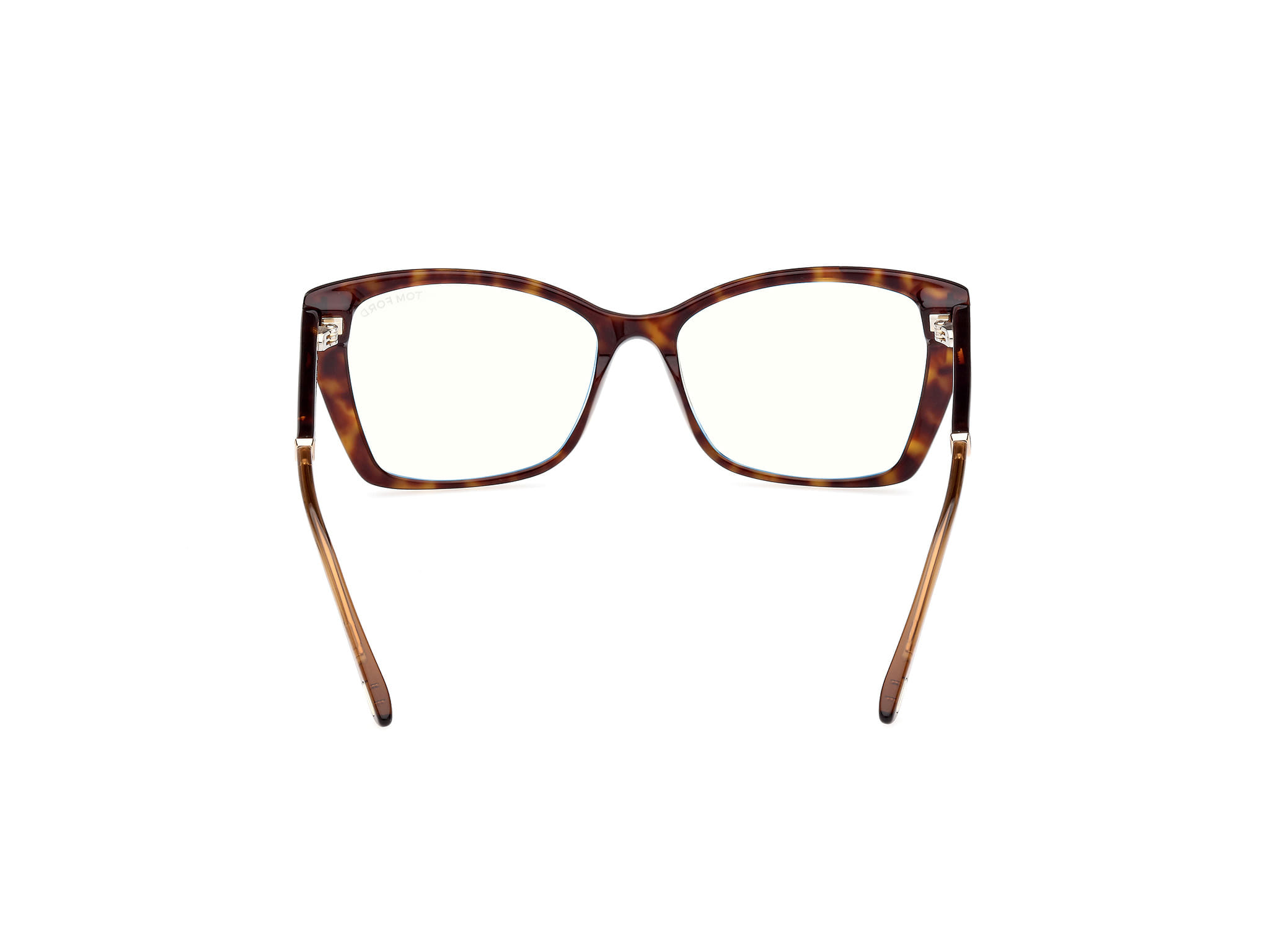 Tomford FT5893-B Frame Tortoise Female Full Shell Frame — Tortoise frame — view 4