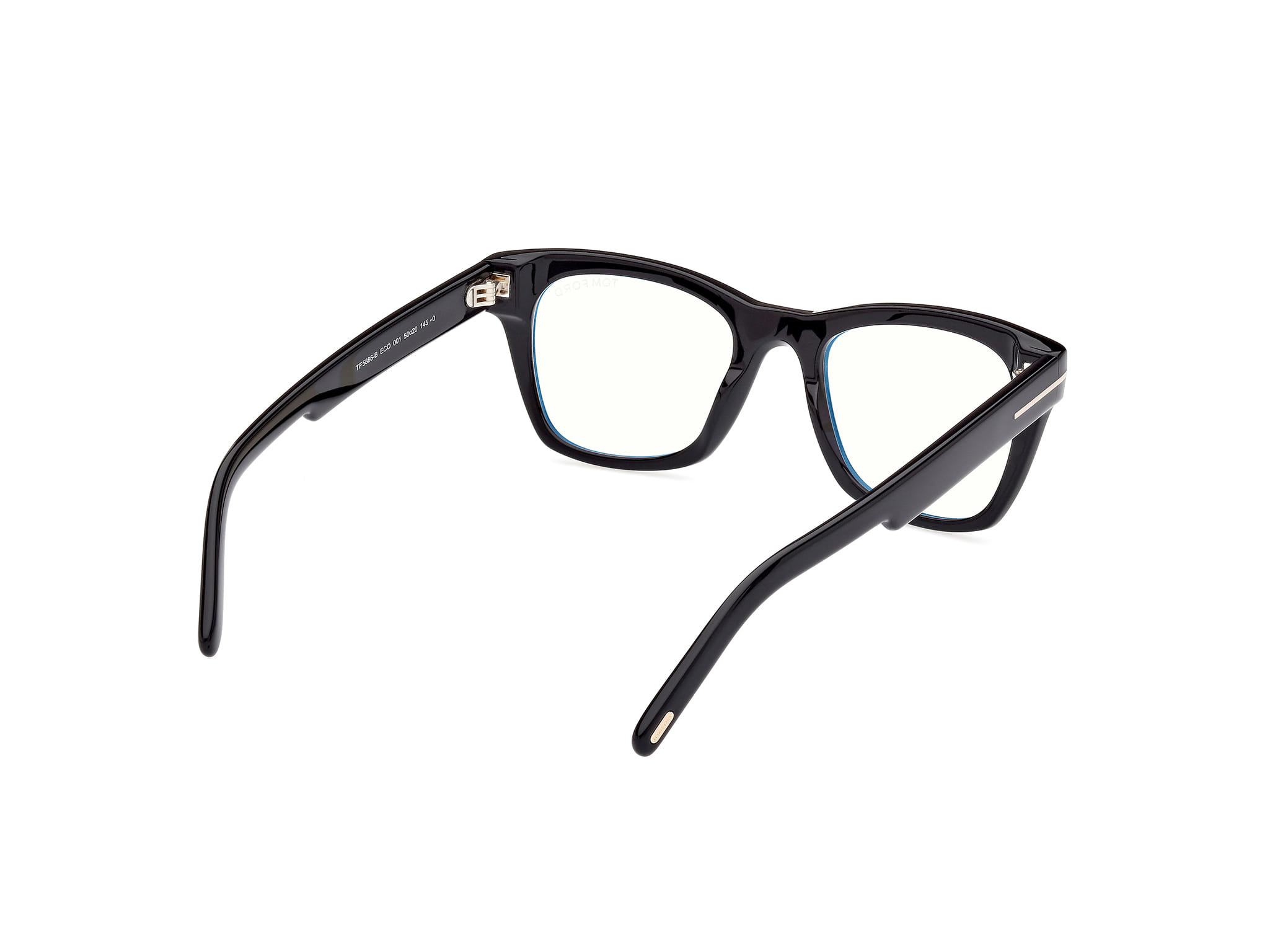 Tomford FT5886-B Frame Black Male Full Shell Frame — Black frame — view 5